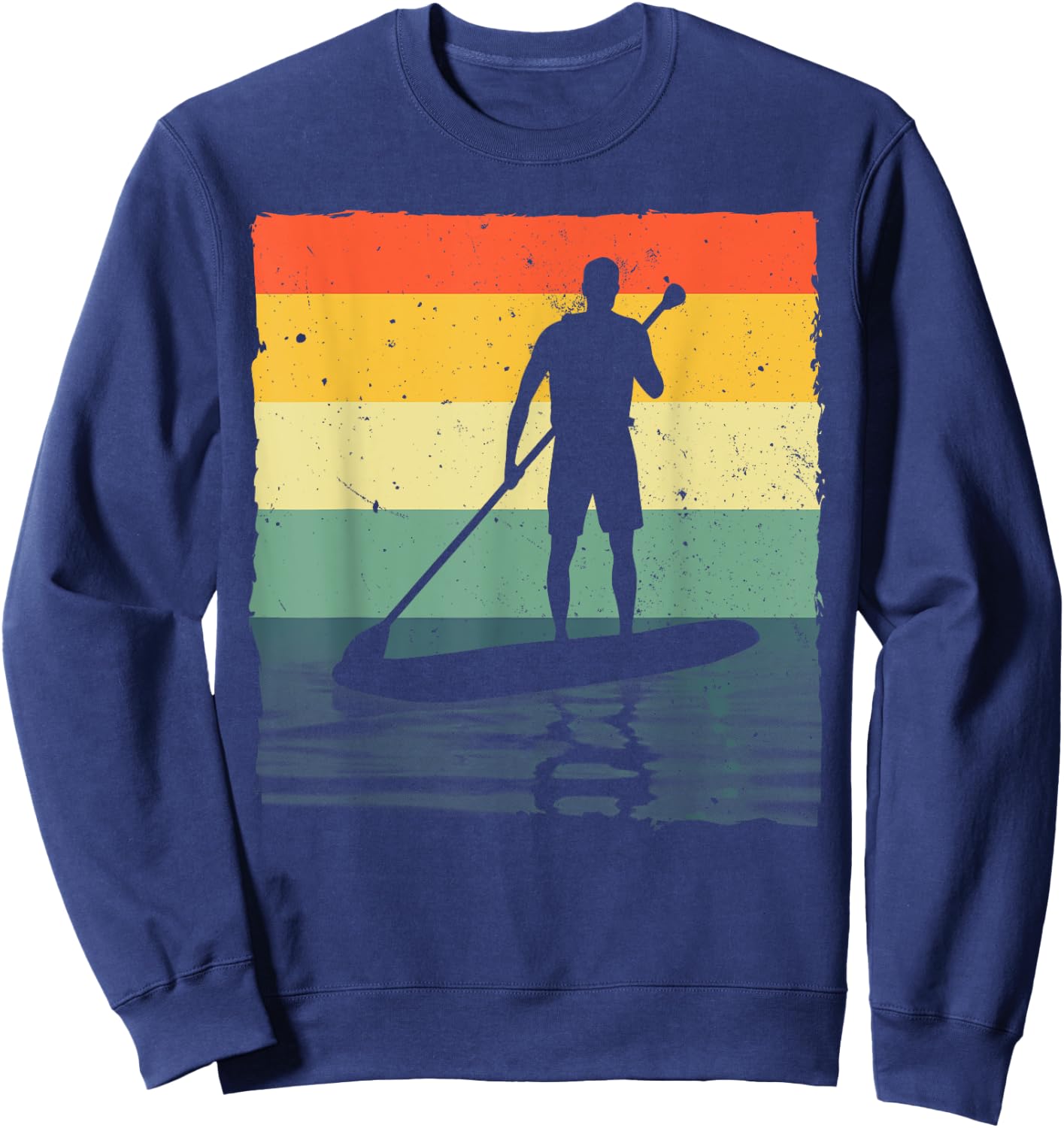 Paddleboarding Art Women SUP Standup Paddle Board Sweatshirt - Sweatshirt | Navy