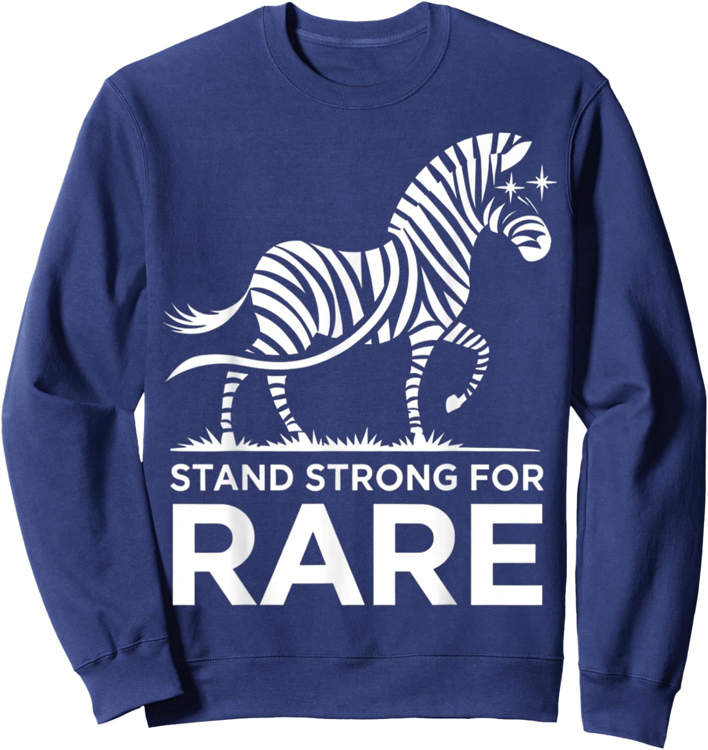 Rare Disease Day 2025 Shirt - Stand Strong for Rare Disease Disease Disease , black, S Sweatshirt - Sweatshirt | Navy
