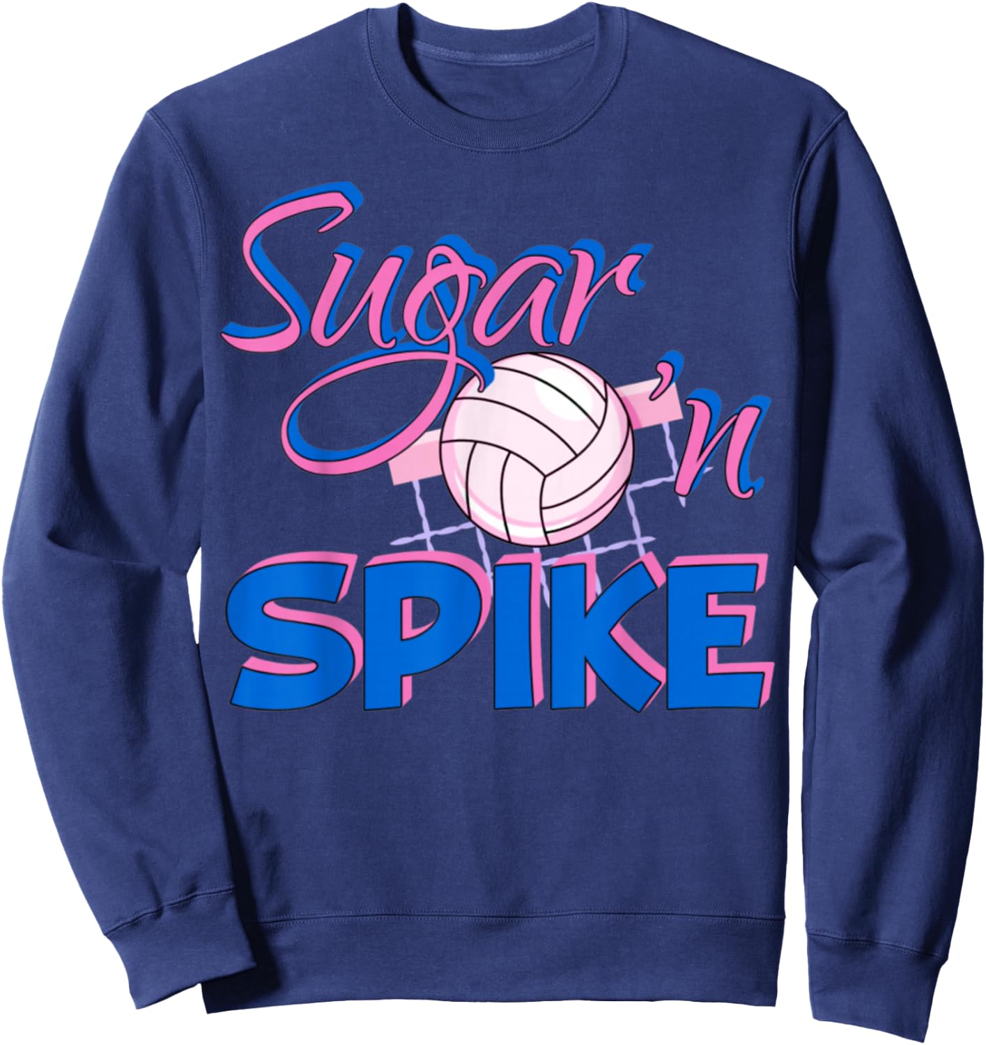 Sugar Spike Volleyball Sweatshirt - Sweatshirt | Navy