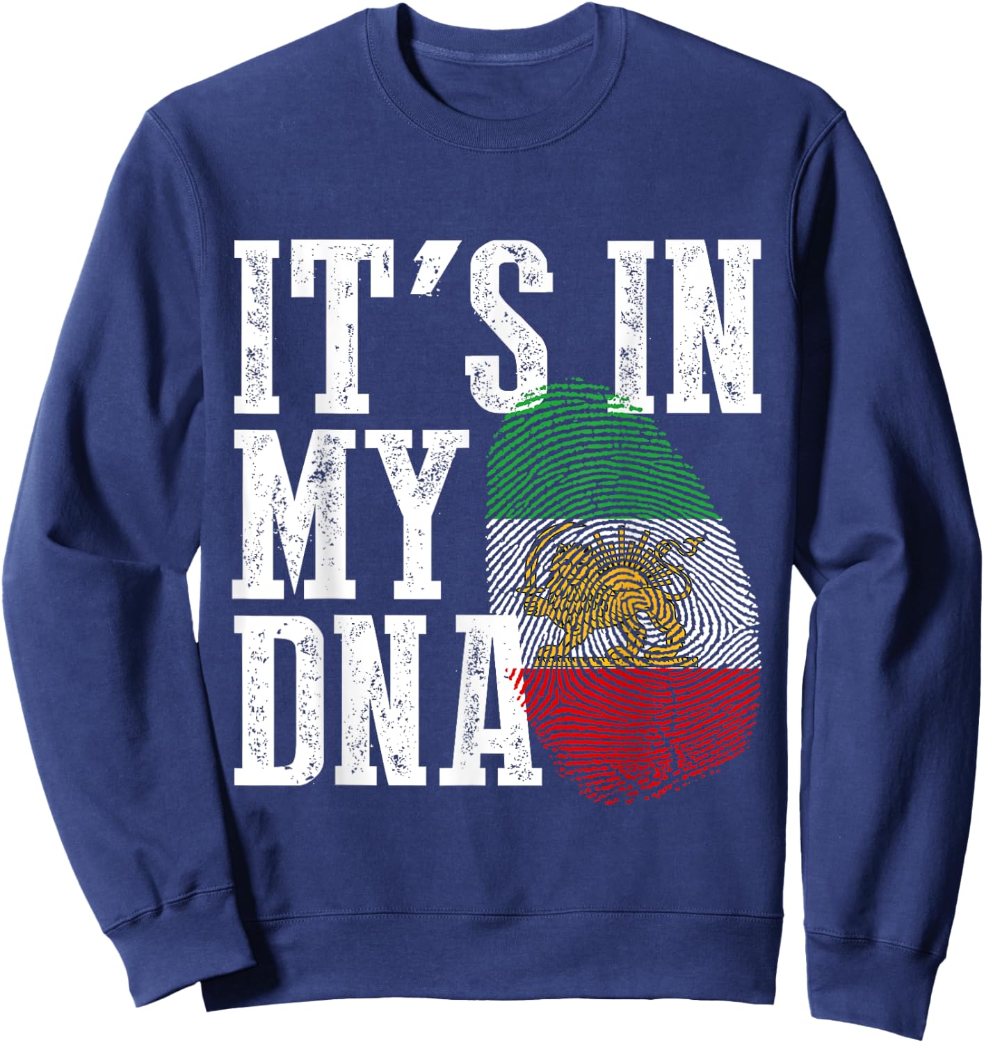 Iranian flag, Iran lion, Persian flag, Iran. , Black, S Sweatshirt - Sweatshirt | Navy