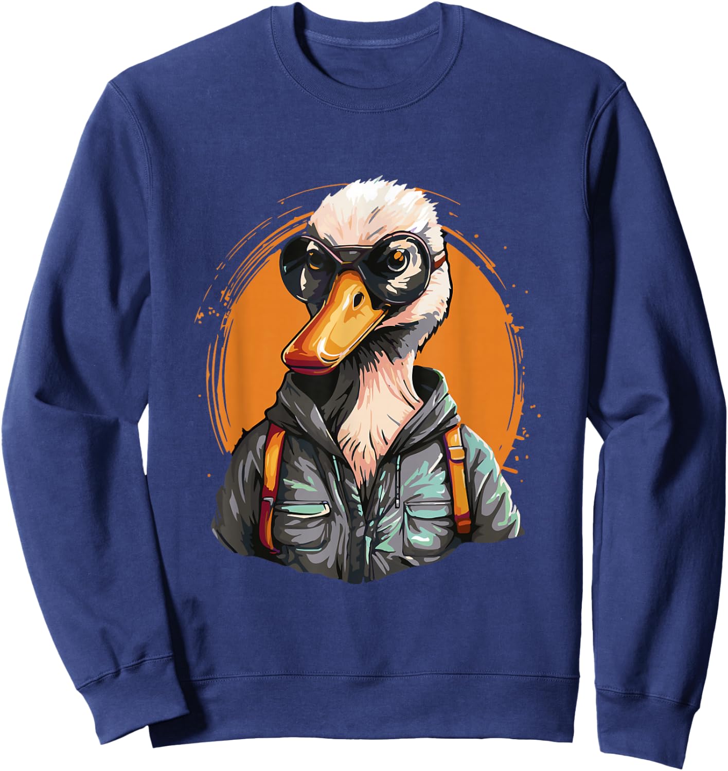 Aviator Goggles Duck Sweatshirt - Sweatshirt | Navy