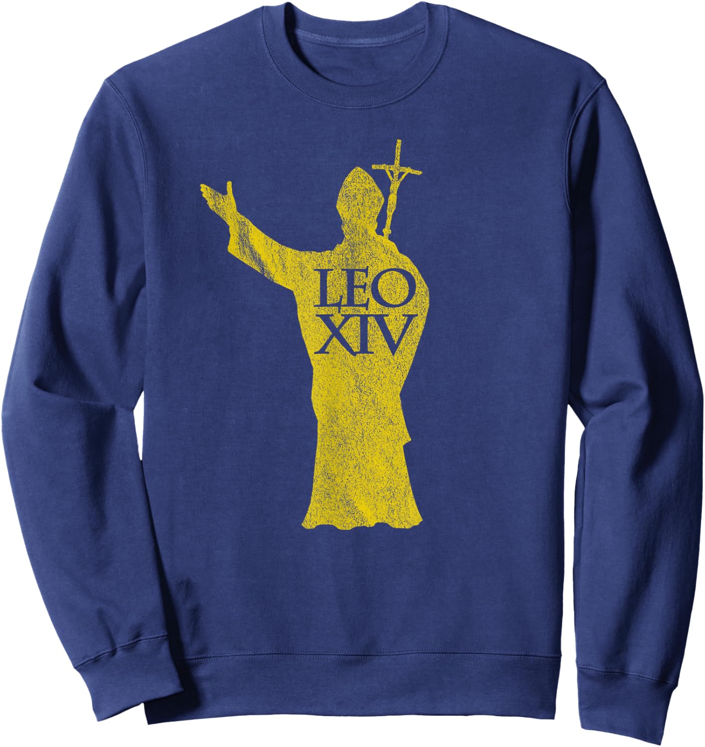Pope Leo XIV Sweatshirt - Sweatshirt | Navy