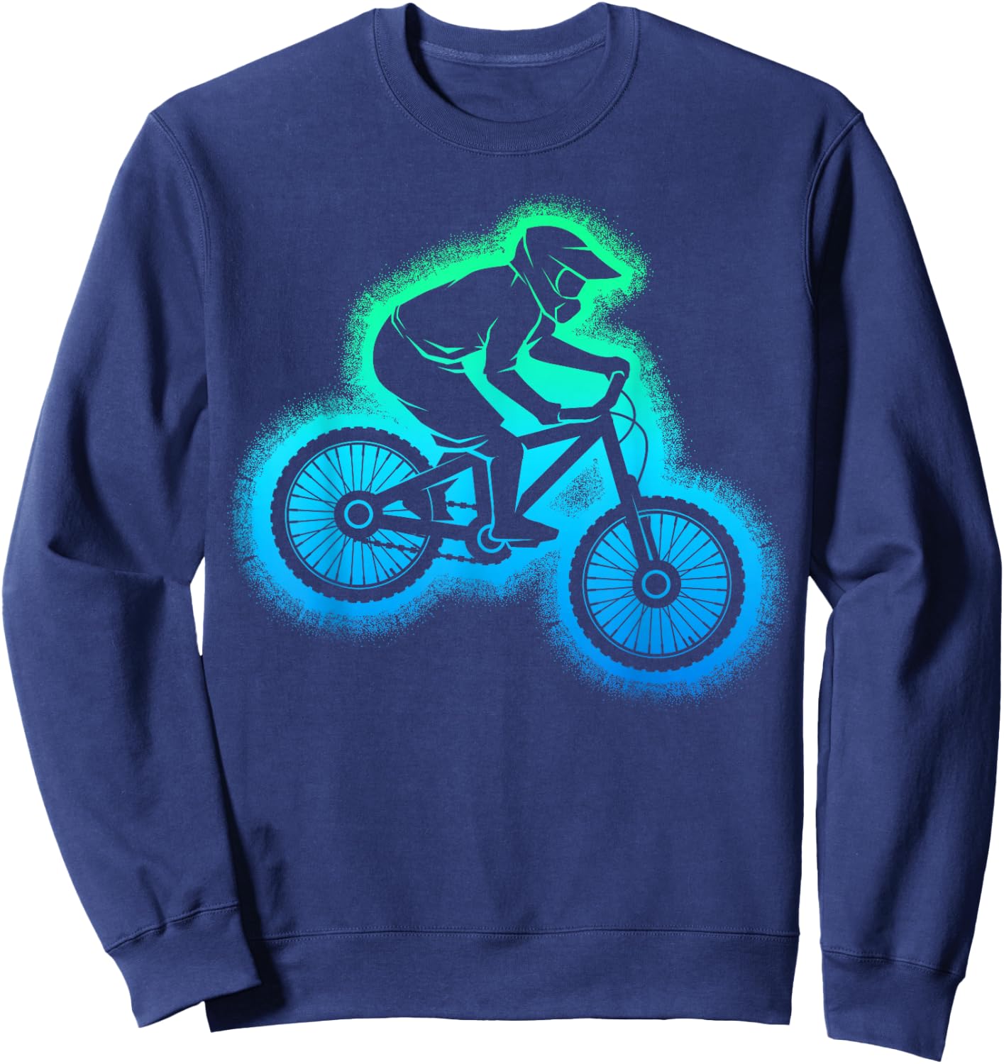 Mountainbike MTB Downhill Biker Kinder Jungen Sweatshirt - Sweatshirt | Navy