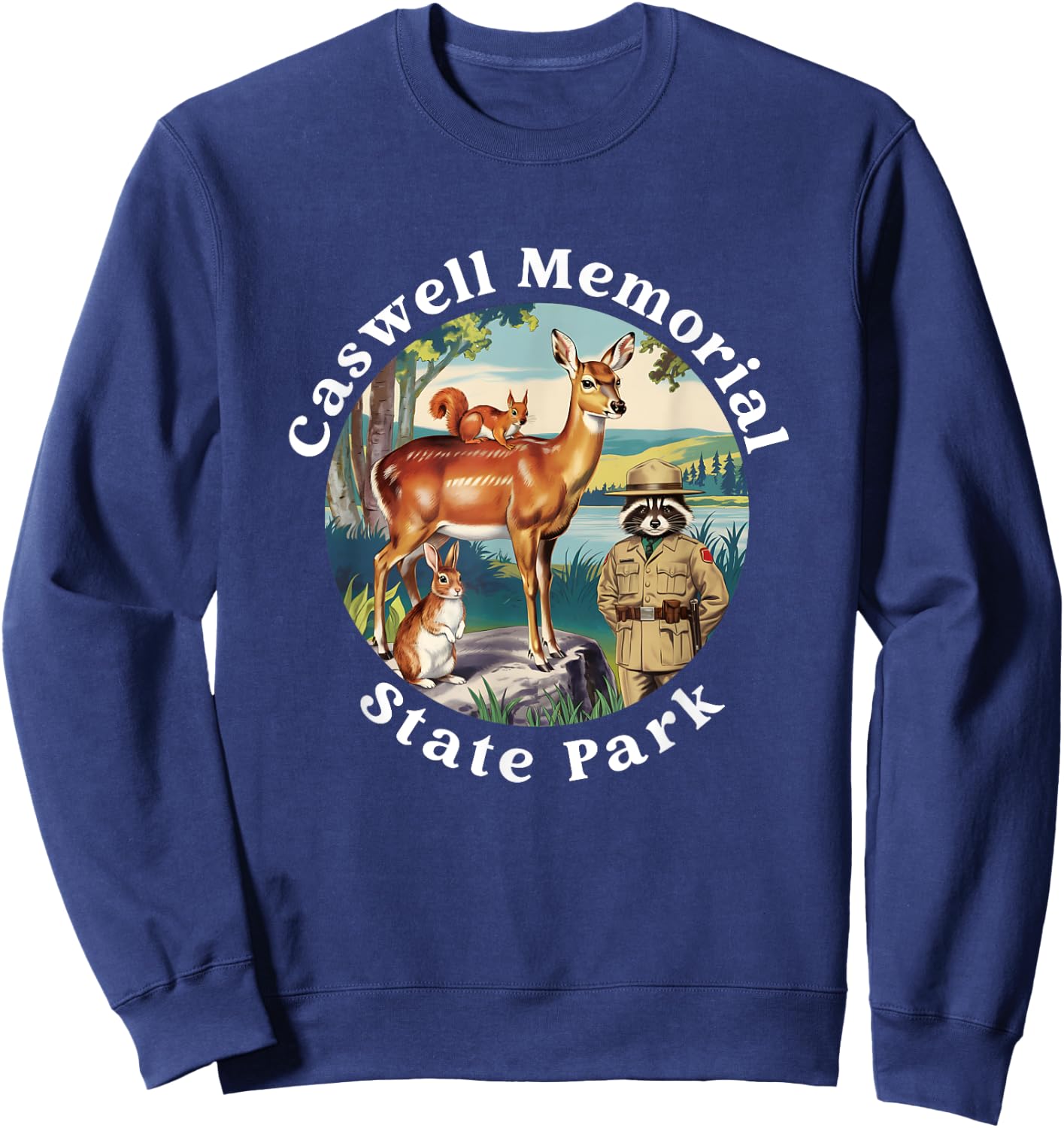 Caswell Memorial State Park California Vacation Souvenir Sweatshirt - Sweatshirt | Navy