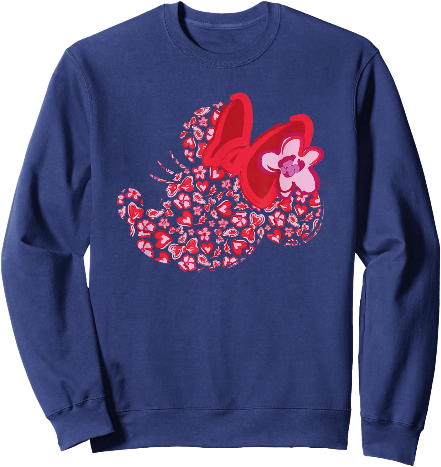 Disney Minnie Mouse Breast Cancer Awareness Silhouette Sweatshirt - Sweatshirt | Navy