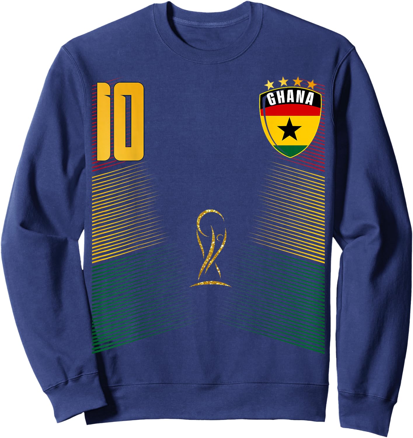 Ghana Flag Ghanaian Pride Lovers Sweatshirt - Sweatshirt | Navy