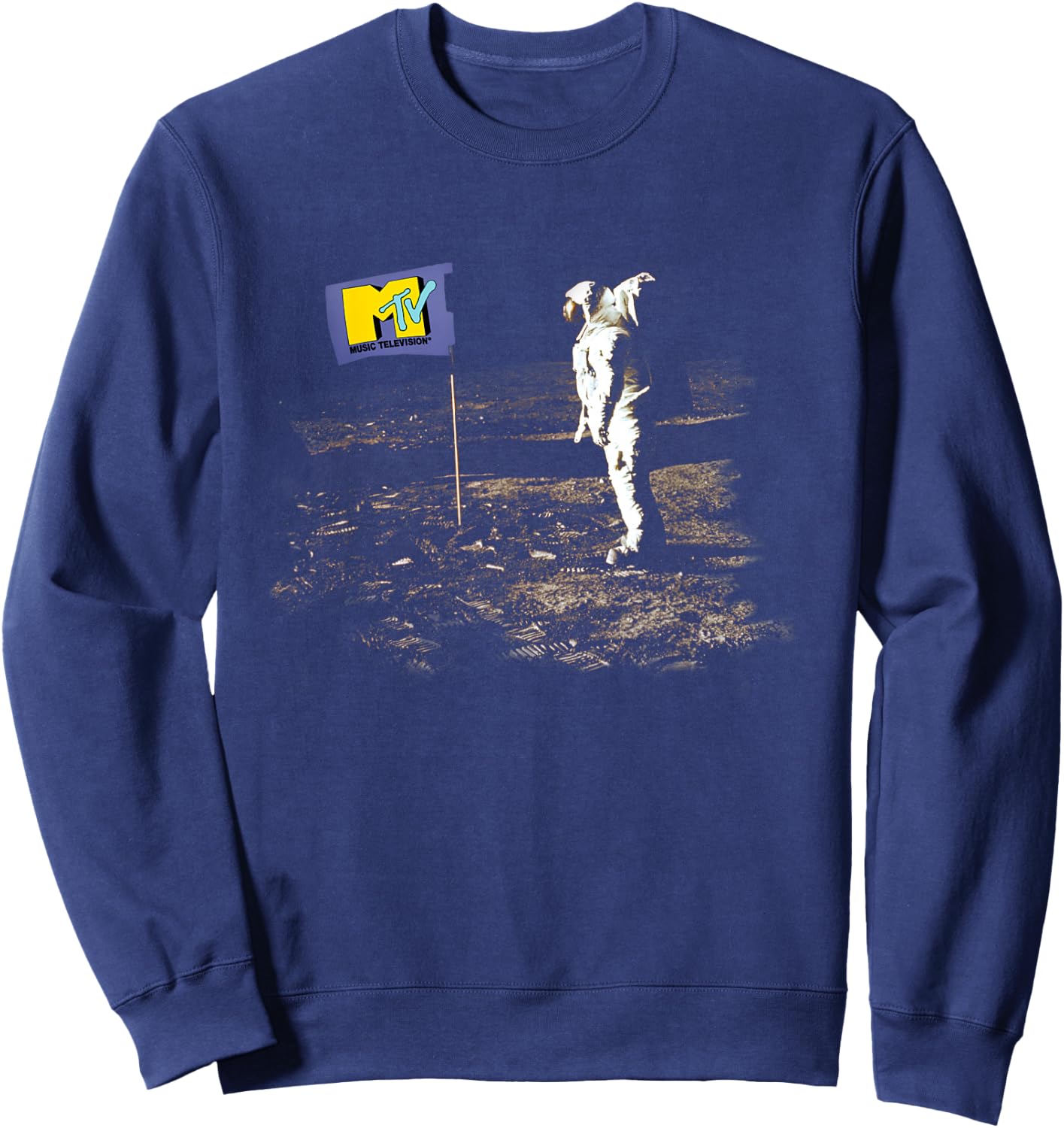 MTV - Moon Sweatshirt - Sweatshirt | Navy