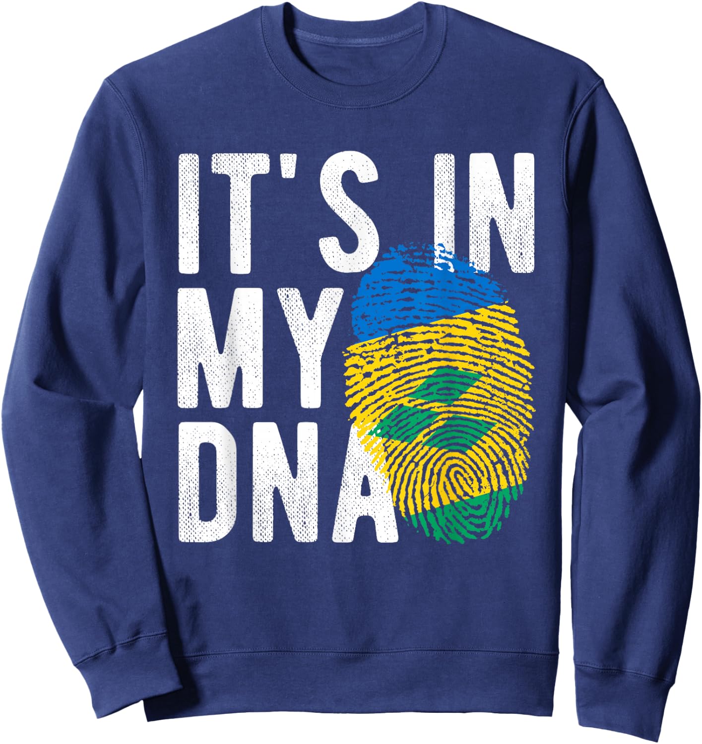 It's in My DNA St. Vincent and The Grenadines Flag Sweatshirt - Sweatshirt | Navy
