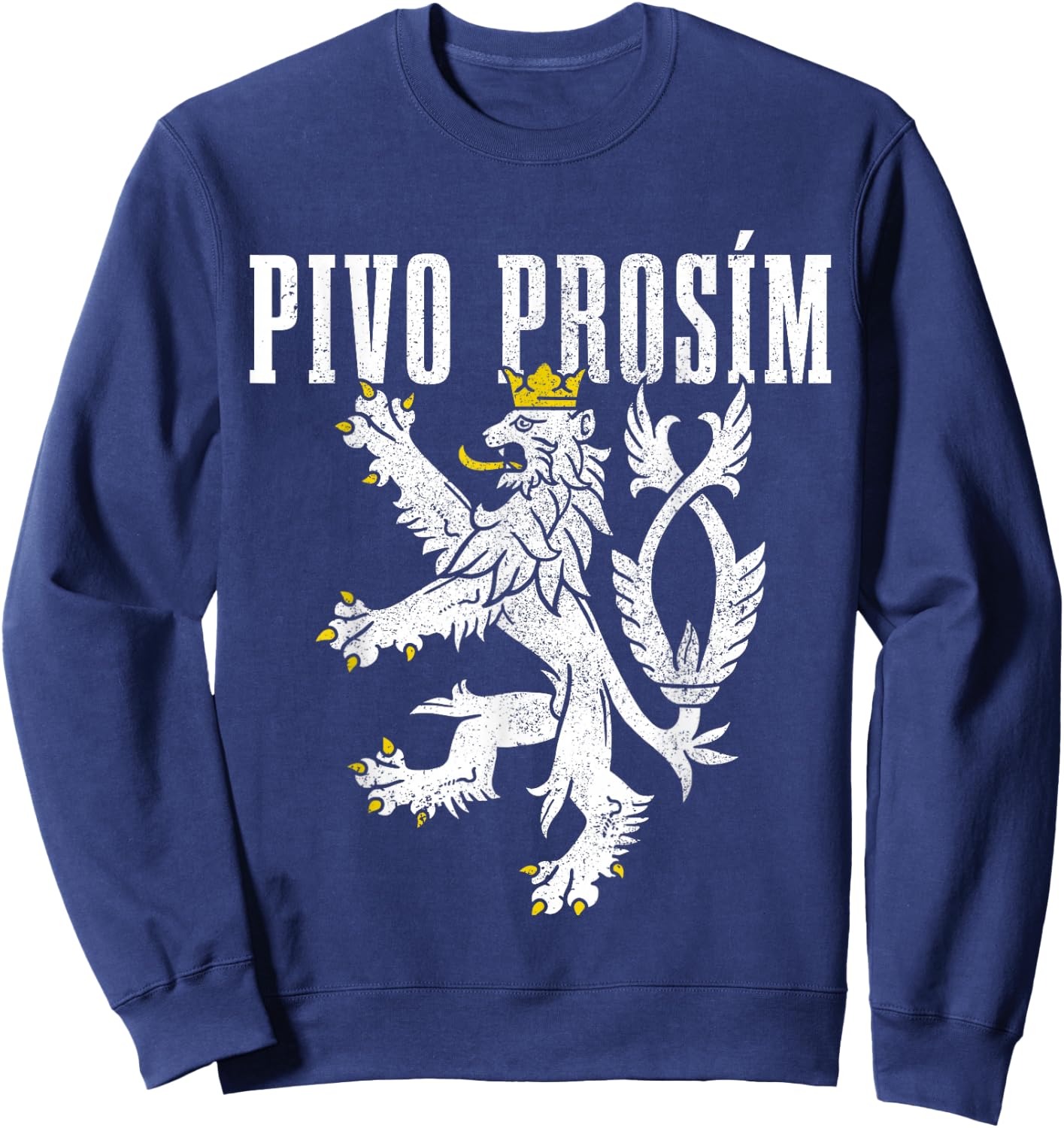 Pivo Prosim Bier bitte in Tschechien Sprache Prag Sweatshirt - Sweatshirt | Navy