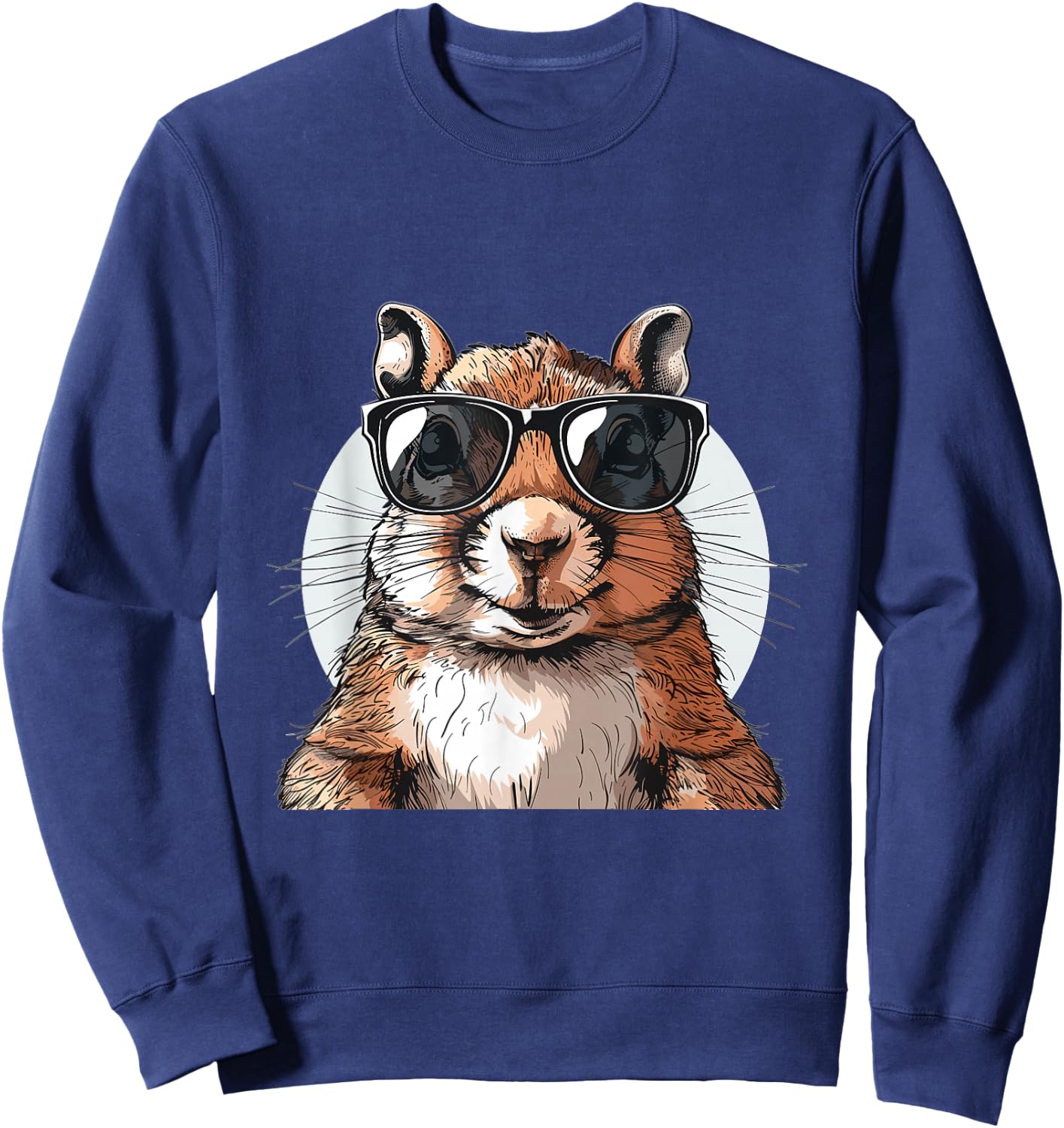 Squirrel Animal Lover Graphic Sweatshirt - Sweatshirt | Navy