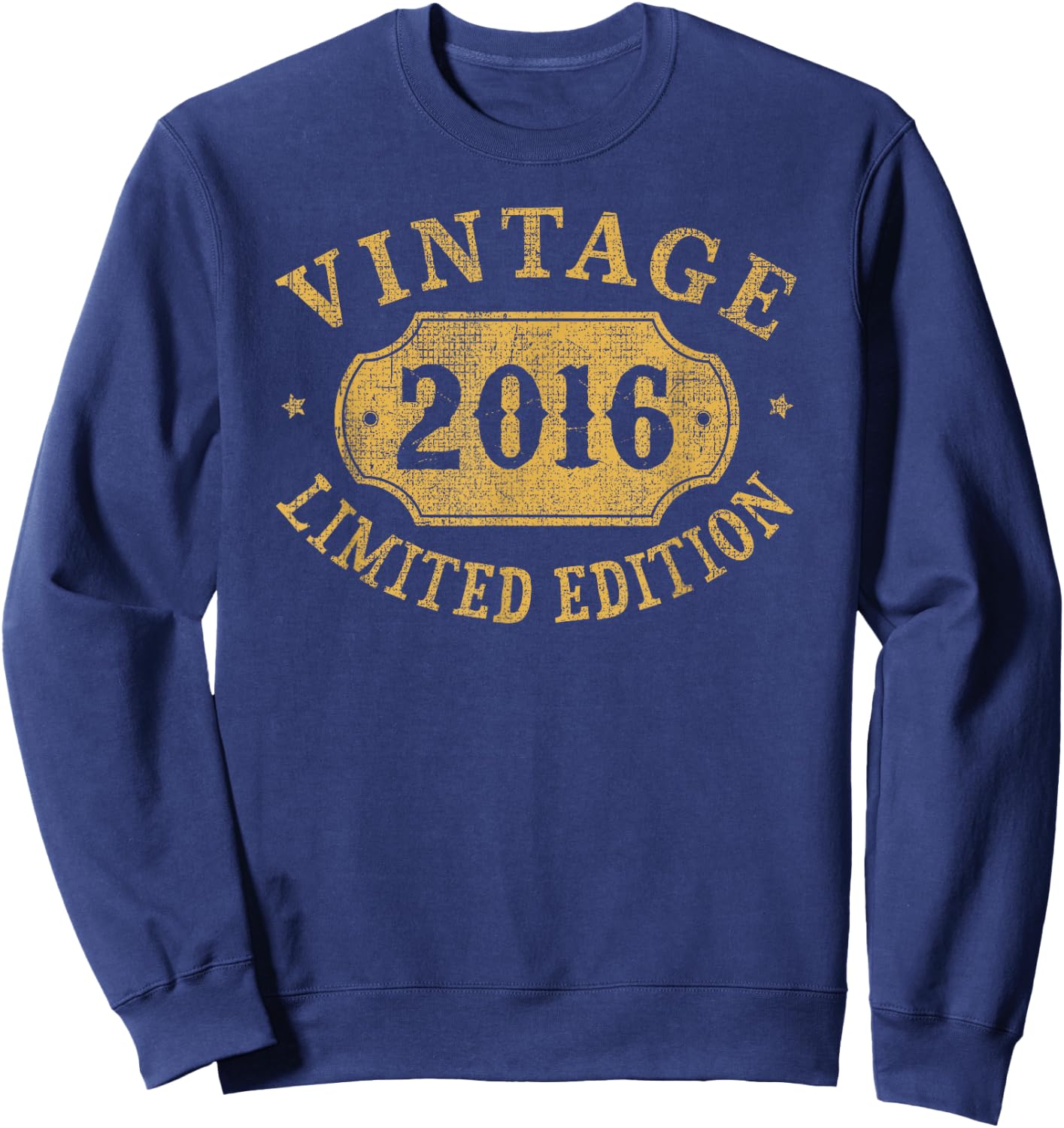 10ème Anniversaire Fils Garçon 10 Ans Fille Vintage Année De Naissance 2016 Sweatshirt - Sweatshirt | Navy