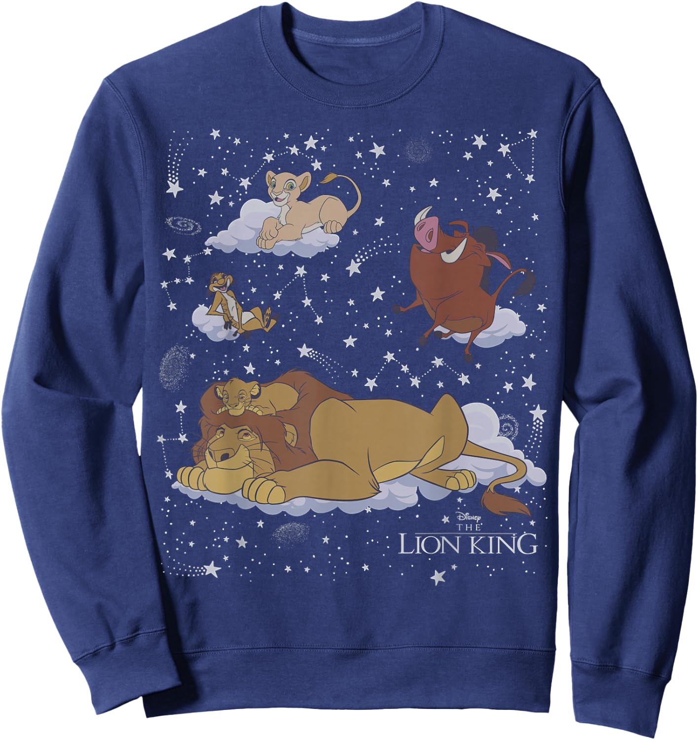 Disney The Lion King Friends In The Stars Portrait Sweatshirt - Sweatshirt | Navy