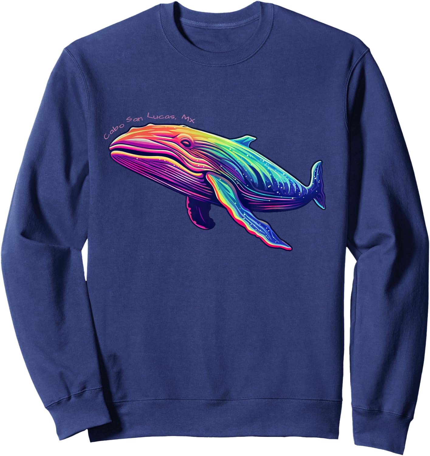 Cabo San Lucas MX Cosmic-Whale Sweatshirt - Sweatshirt | Navy