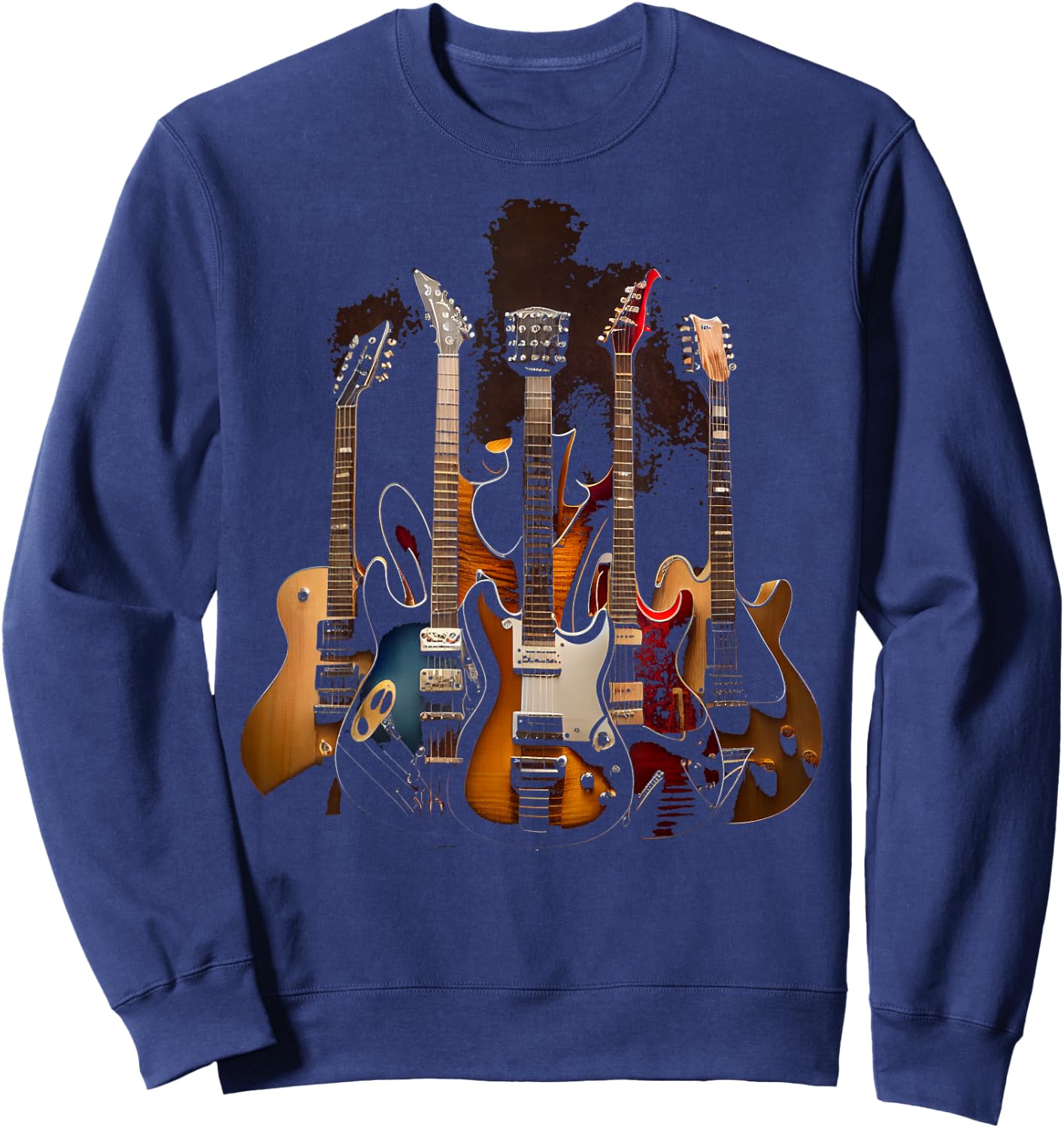 Gitarren Musiker Gitarristen Sweatshirt - Sweatshirt | Navy