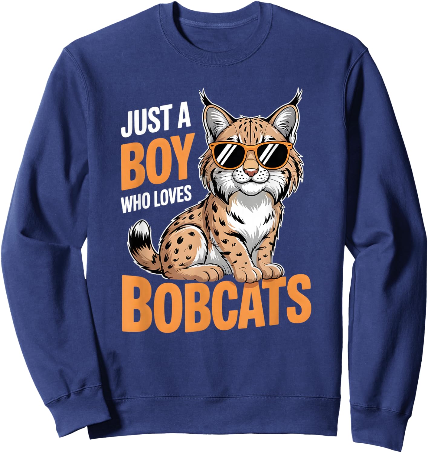 Boys Bobcat Sweatshirt - Sweatshirt | Navy