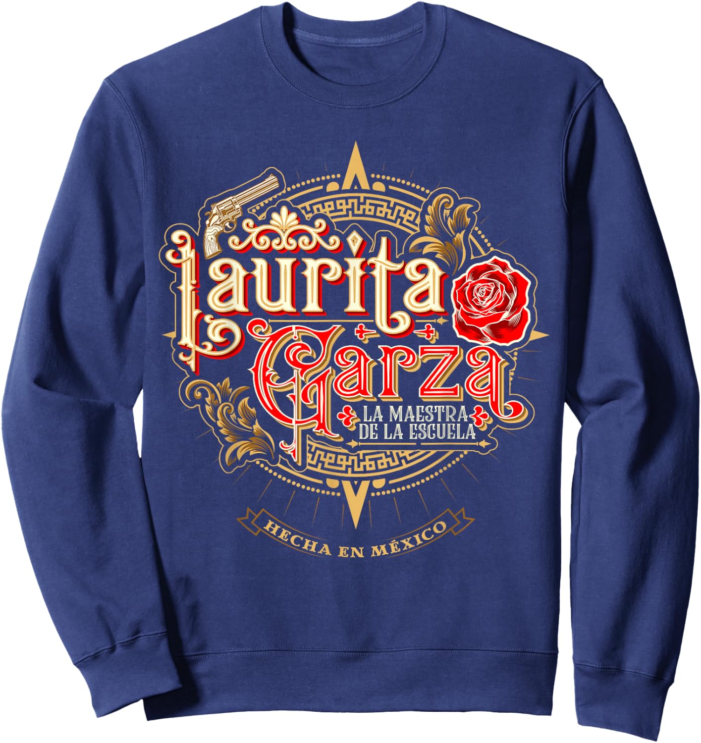 Mexican Matching Family Couples México Souvenir Mexicana Sweatshirt - Sweatshirt | Navy