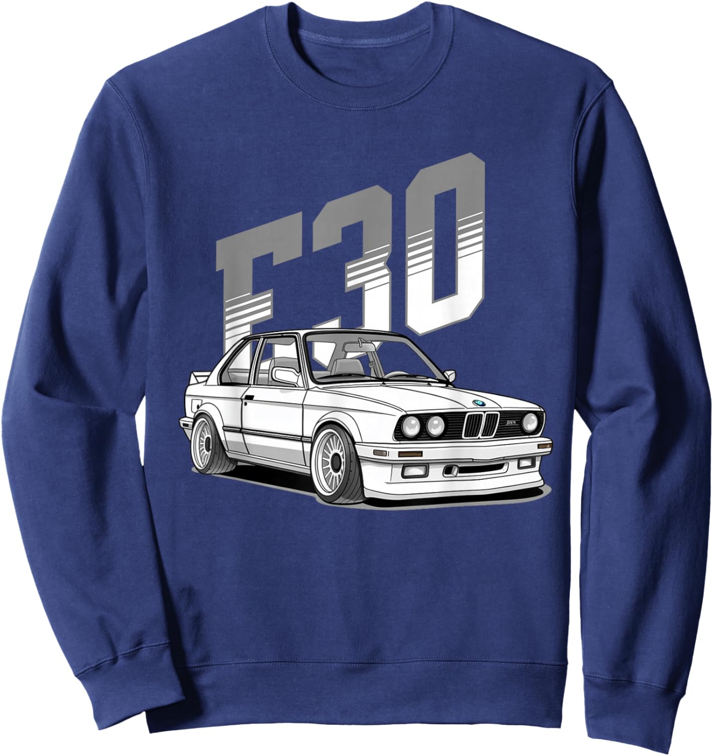 The 80s motorsport legend on Street , Black, S Sweatshirt - Sweatshirt | Navy