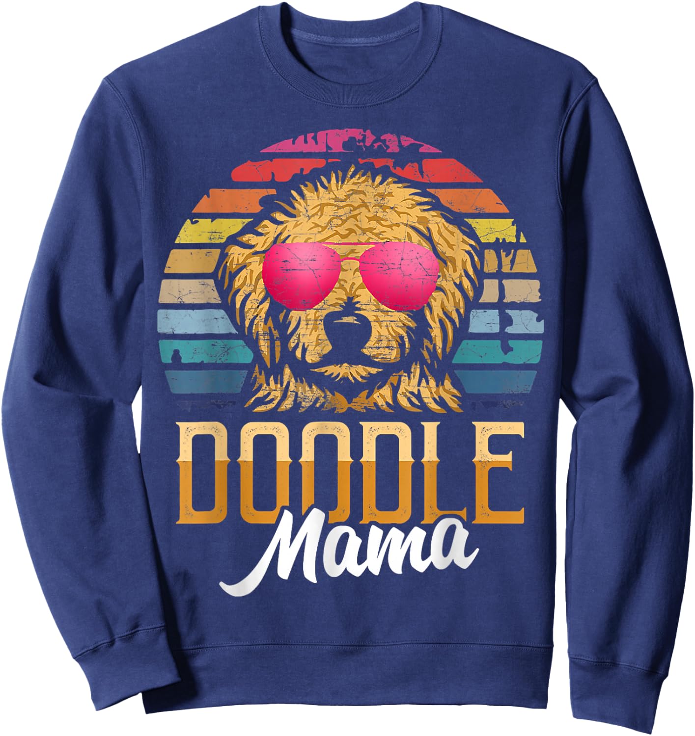 Doodle Mama Goldendoodle Mom Sweatshirt - Sweatshirt | Navy