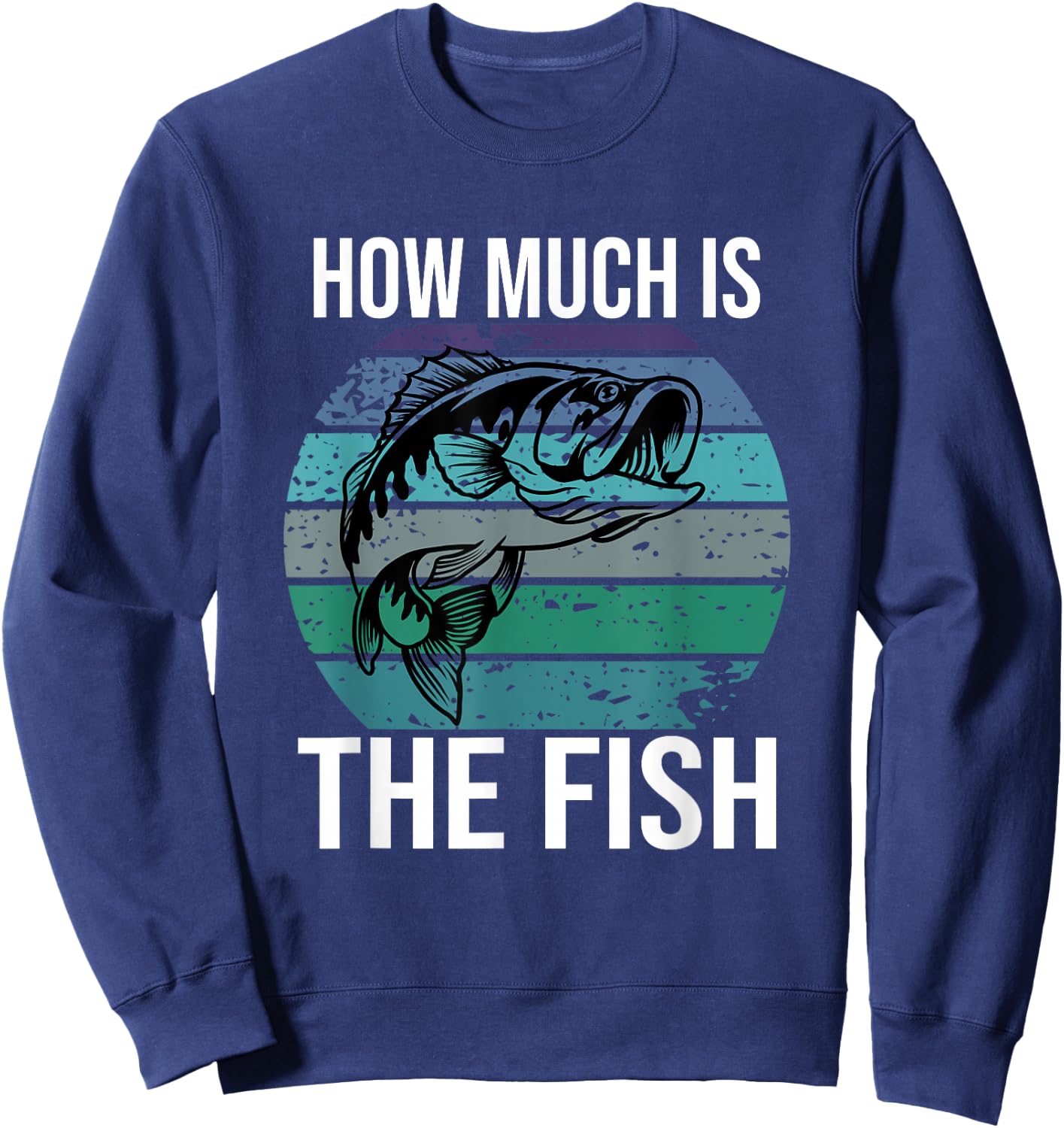 How much is the Fish , black Sweatshirt - Sweatshirt | Navy