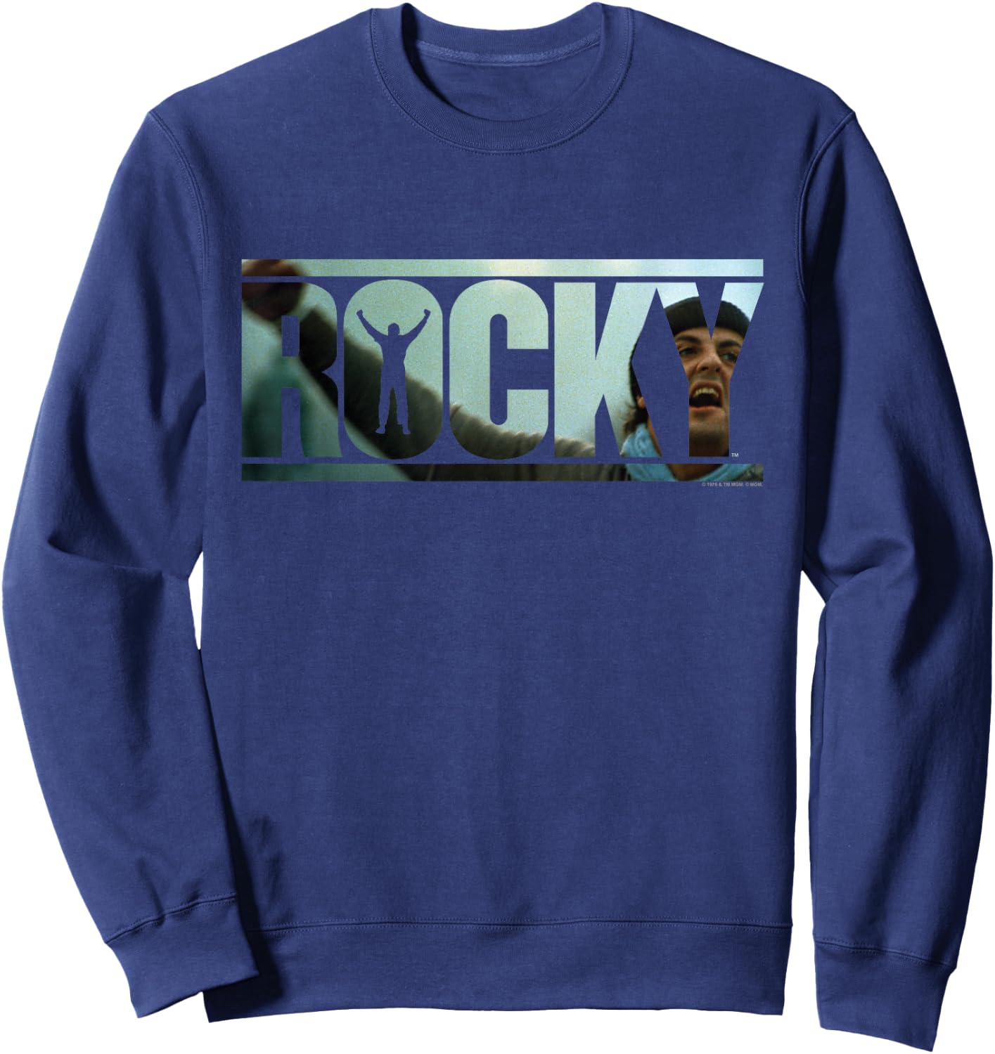 Rocky Cutout Logo Sweatshirt - Sweatshirt | Navy