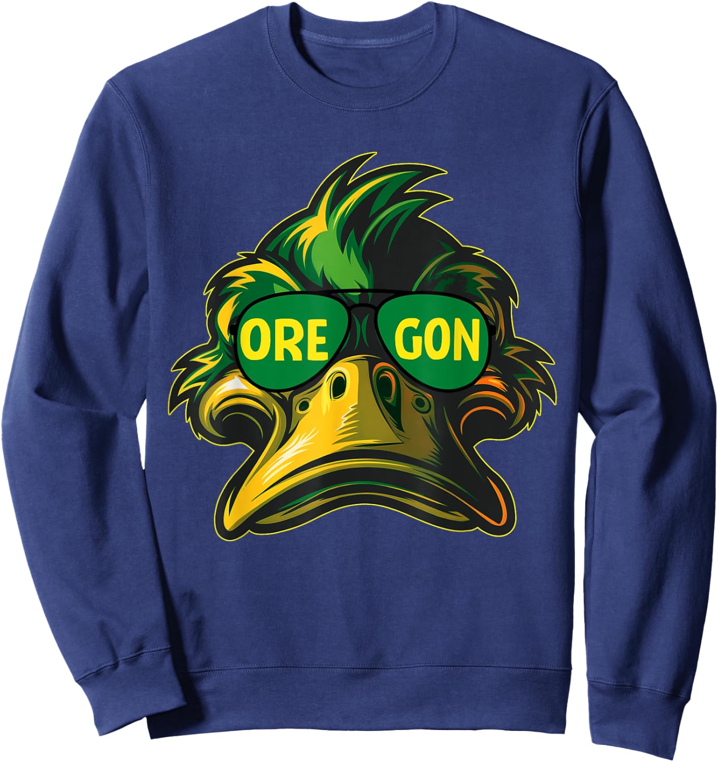 I Love Oregons Personalized Name Awesome Gift Sports Sweatshirt - Sweatshirt | Navy