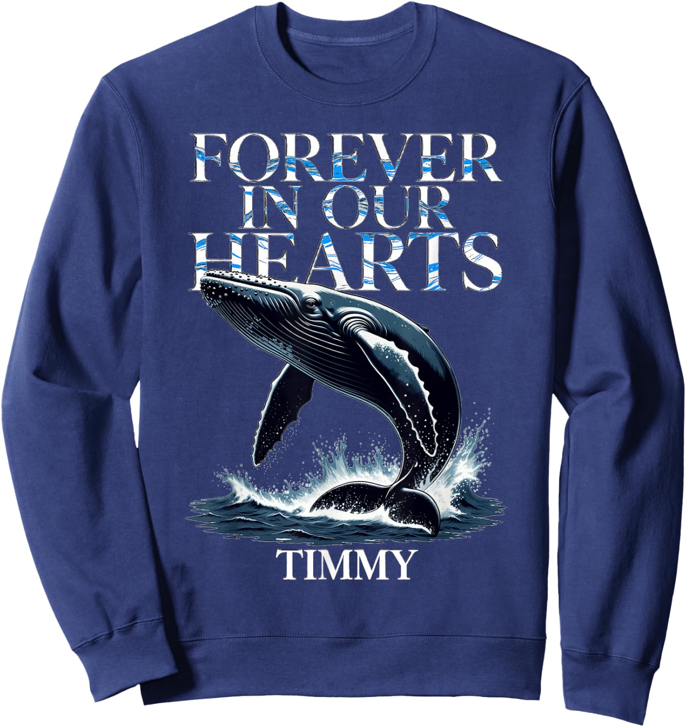 Timmy Wal Ostsee Buckelwal Team Hope Free In Our Hearts 2026 Sweatshirt - Sweatshirt | Navy
