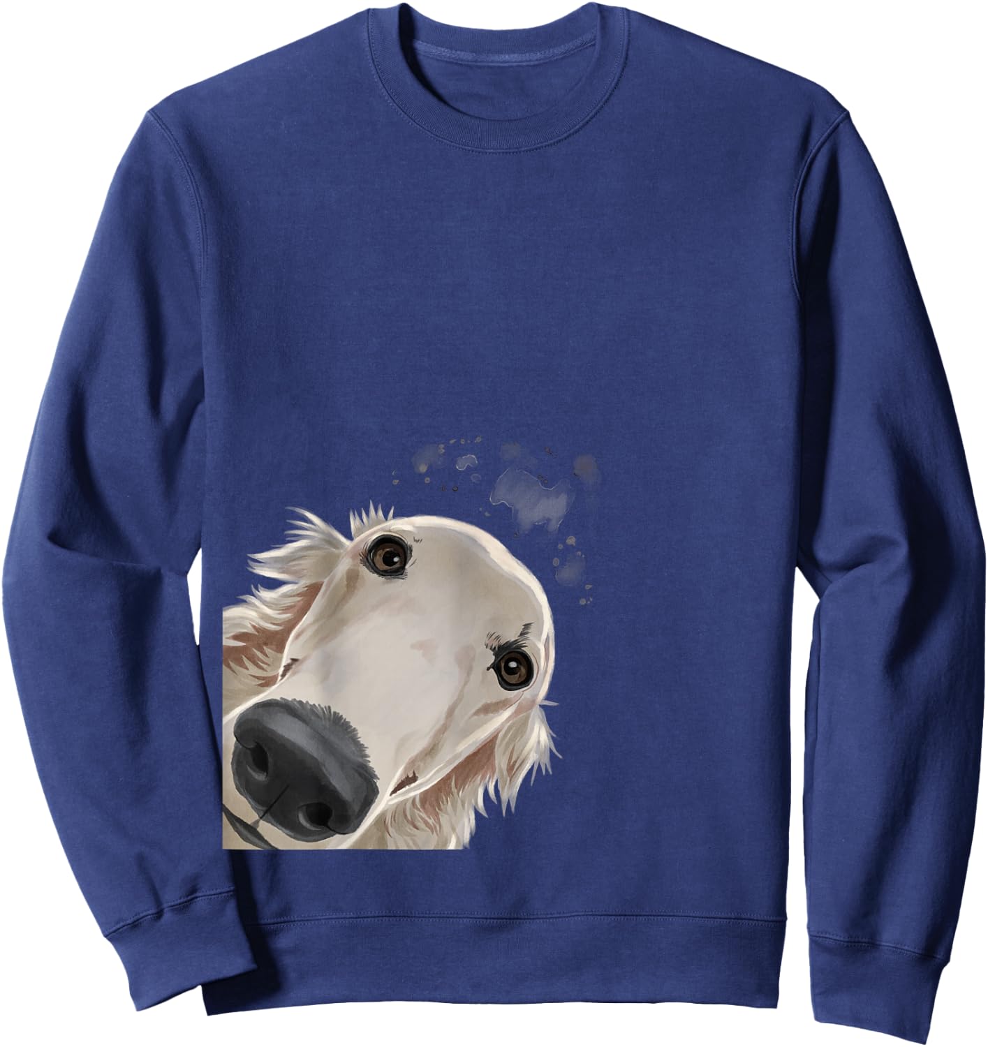 Curious Dog Barsoi Sweatshirt - Sweatshirt | Navy