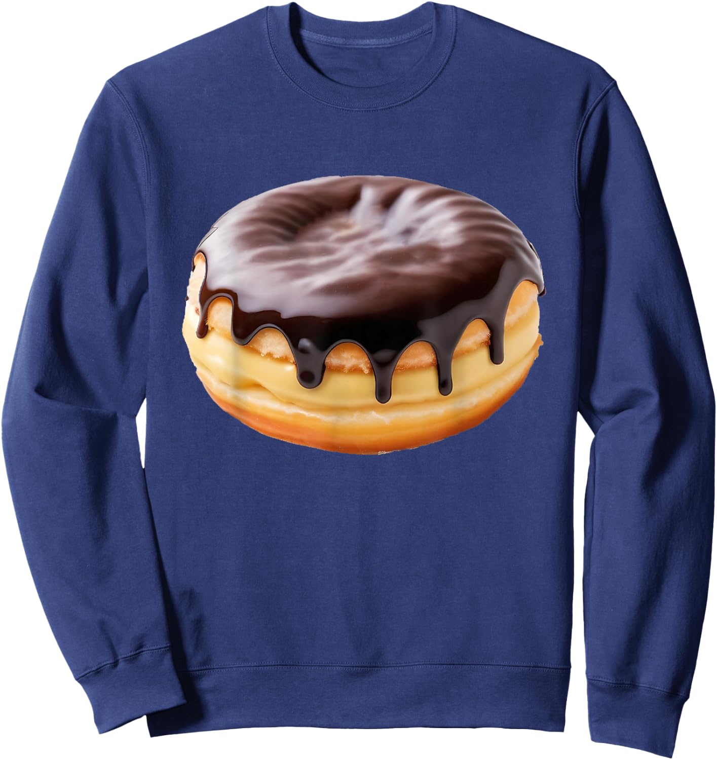 Boston Cream Donut Sweatshirt - Sweatshirt | Navy