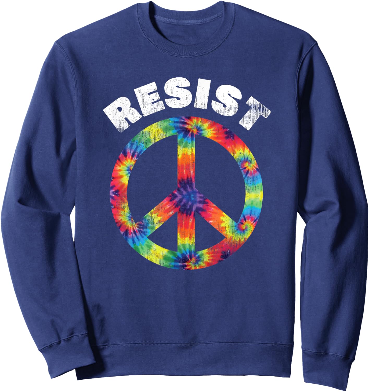 Peaceful Protest | Resist Sweatshirt - Sweatshirt | Navy