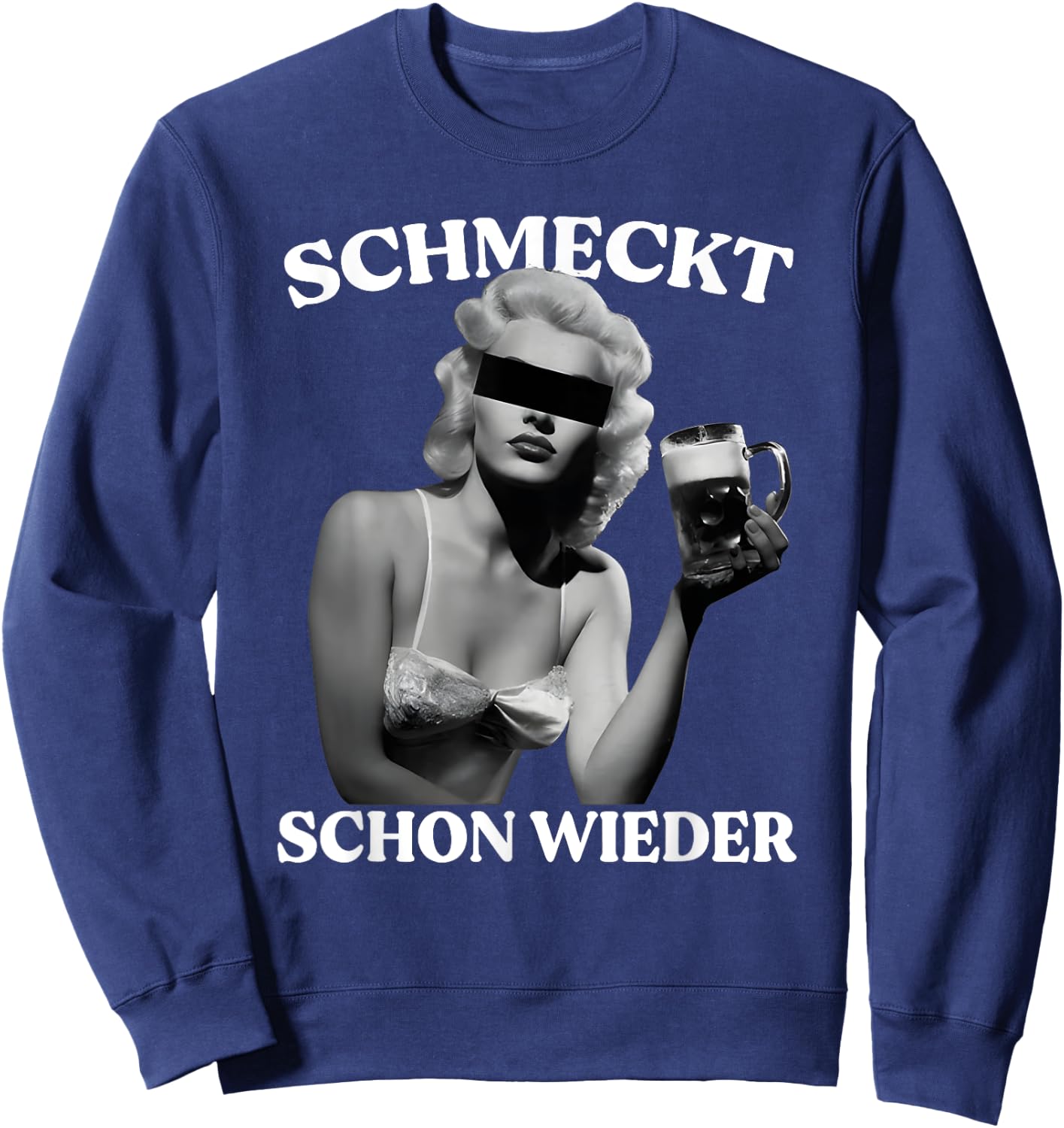 Schmeckt Schon Wieder Sweatshirt - Sweatshirt | Navy