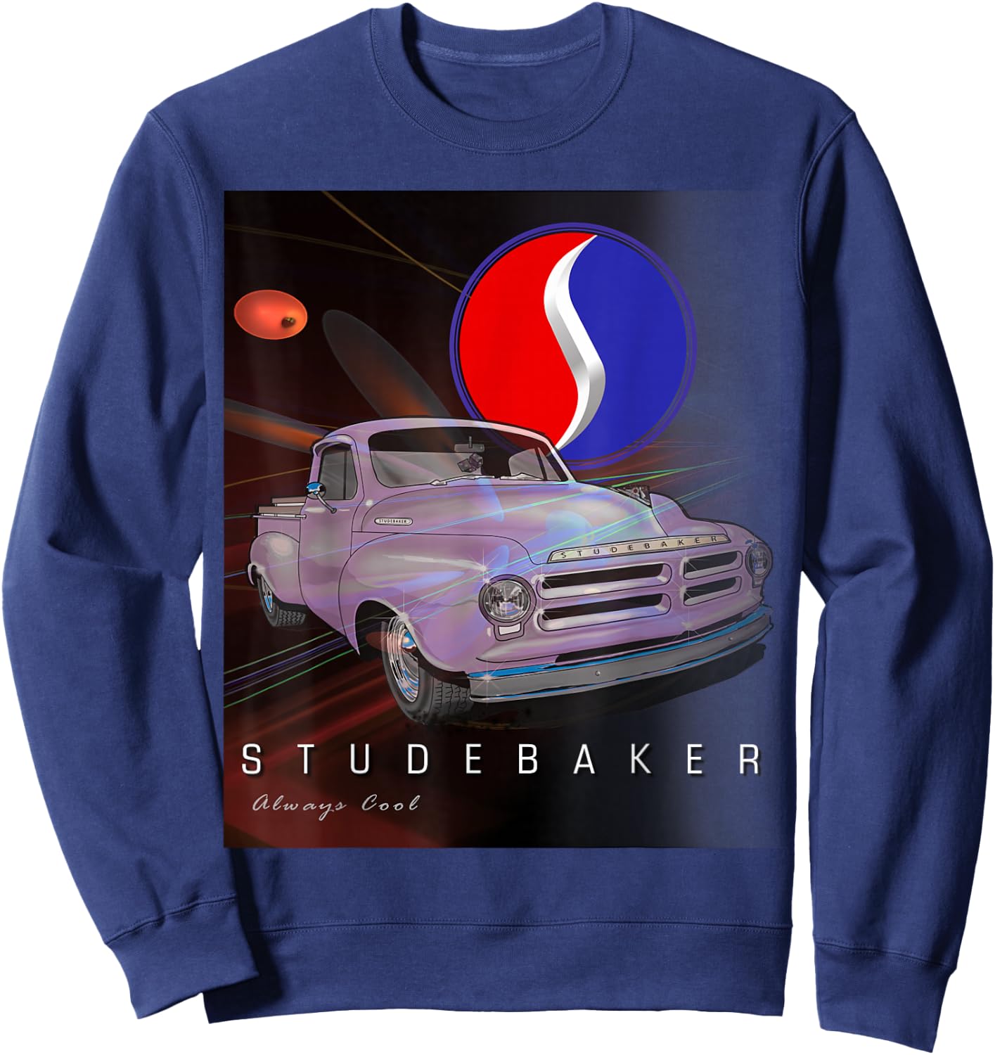 Classic Studebaker pick up truck , it's still cool Sweatshirt - Sweatshirt | Navy