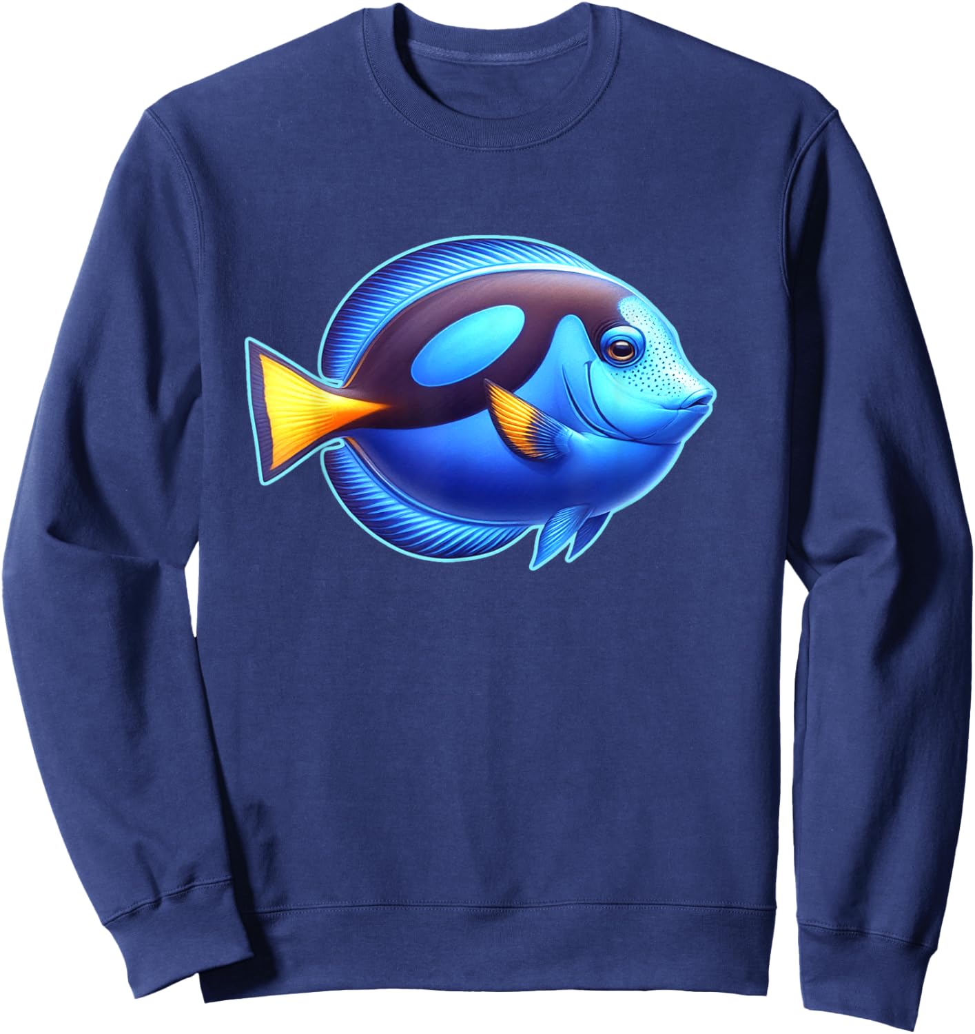 Blue Tang Fish Sweatshirt - Sweatshirt | Navy