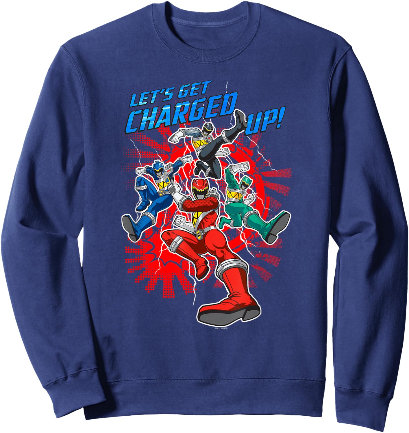 Power Rangers Dino Charge Charged Up Sweatshirt - Sweatshirt | Navy
