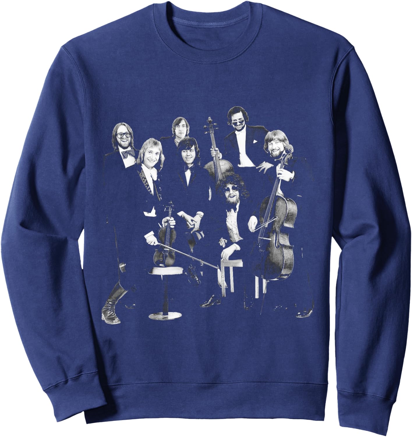 ELO Electric Light Orchestra Jeff Lyne Band Sweatshirt - Sweatshirt | Navy