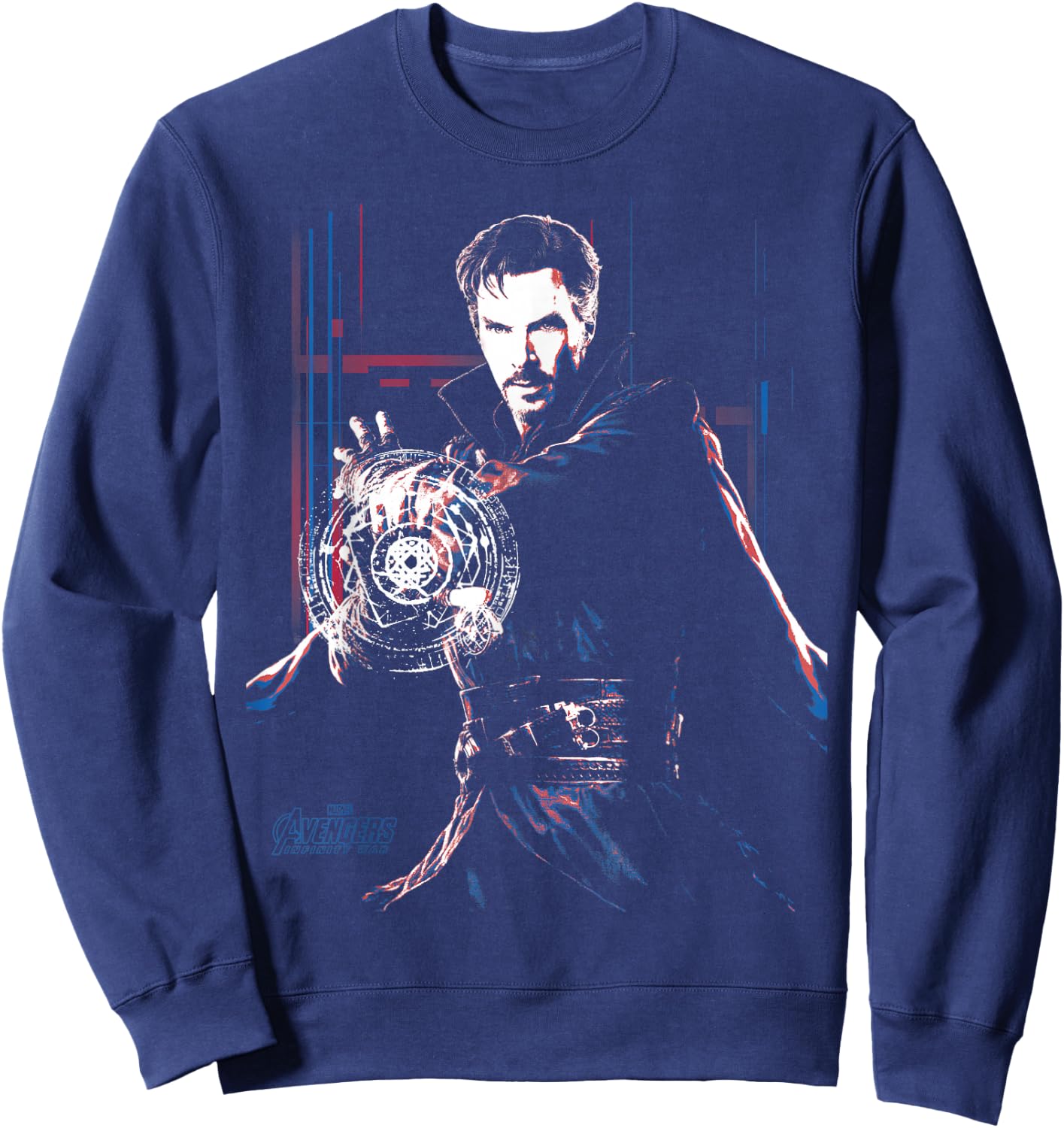 Marvel Avengers: Infinity War Doctor Strange Dark Portrait Sweatshirt - Sweatshirt | Navy
