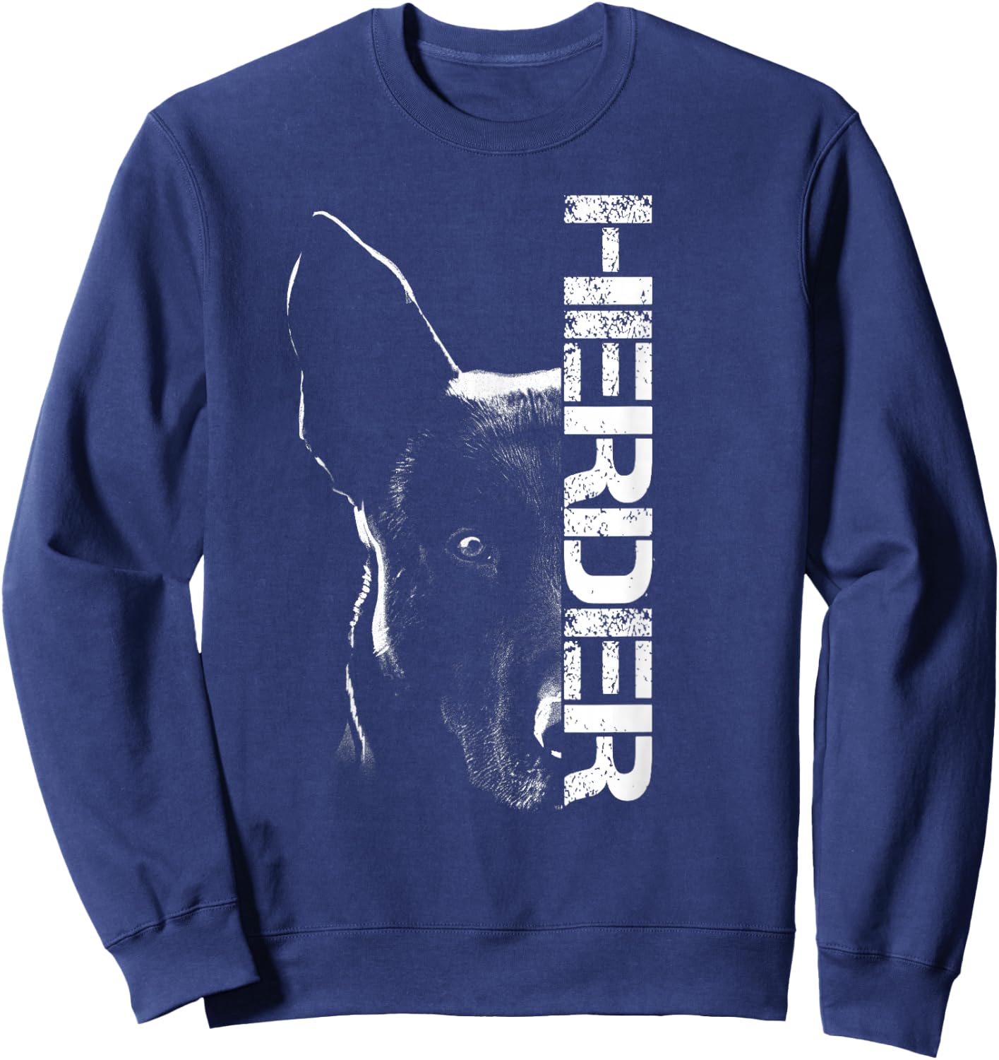 Herder Holländischer Schäferhund Hollandse Herdershond Sweatshirt - Sweatshirt | Navy