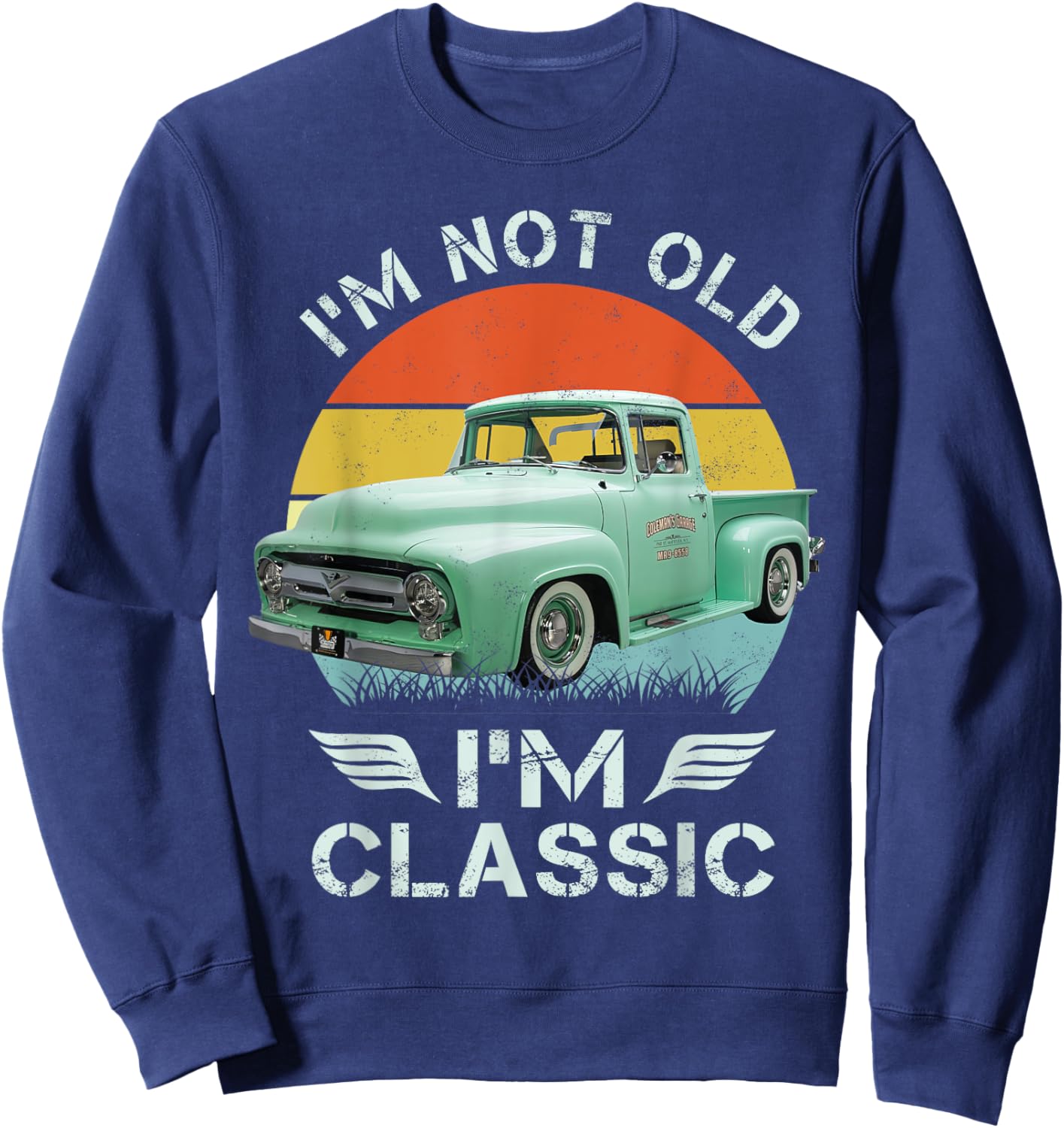 1955 1956 Classic F100 Sweatshirt - Sweatshirt | Navy
