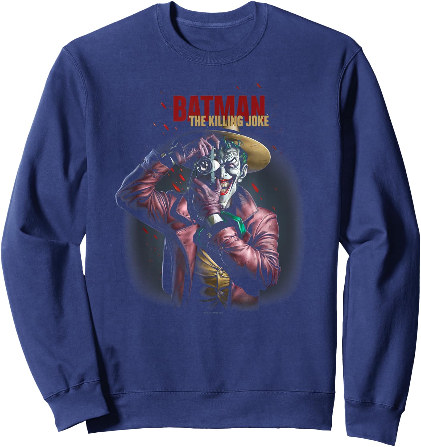Batman Joker The Killing Joke Camera Sweatshirt - Sweatshirt | Navy