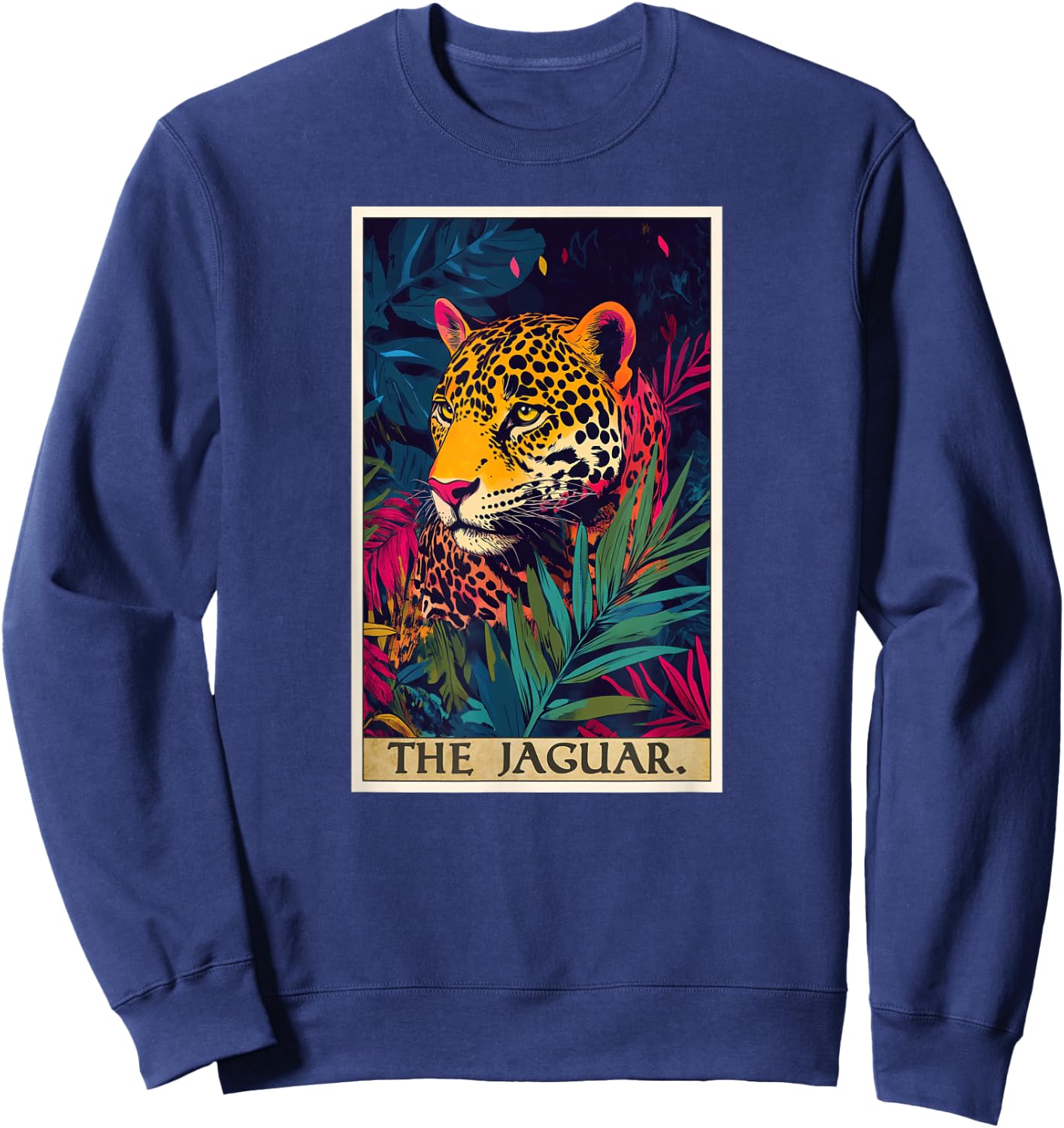 Jaguar Animal Sweatshirt - Sweatshirt | Navy
