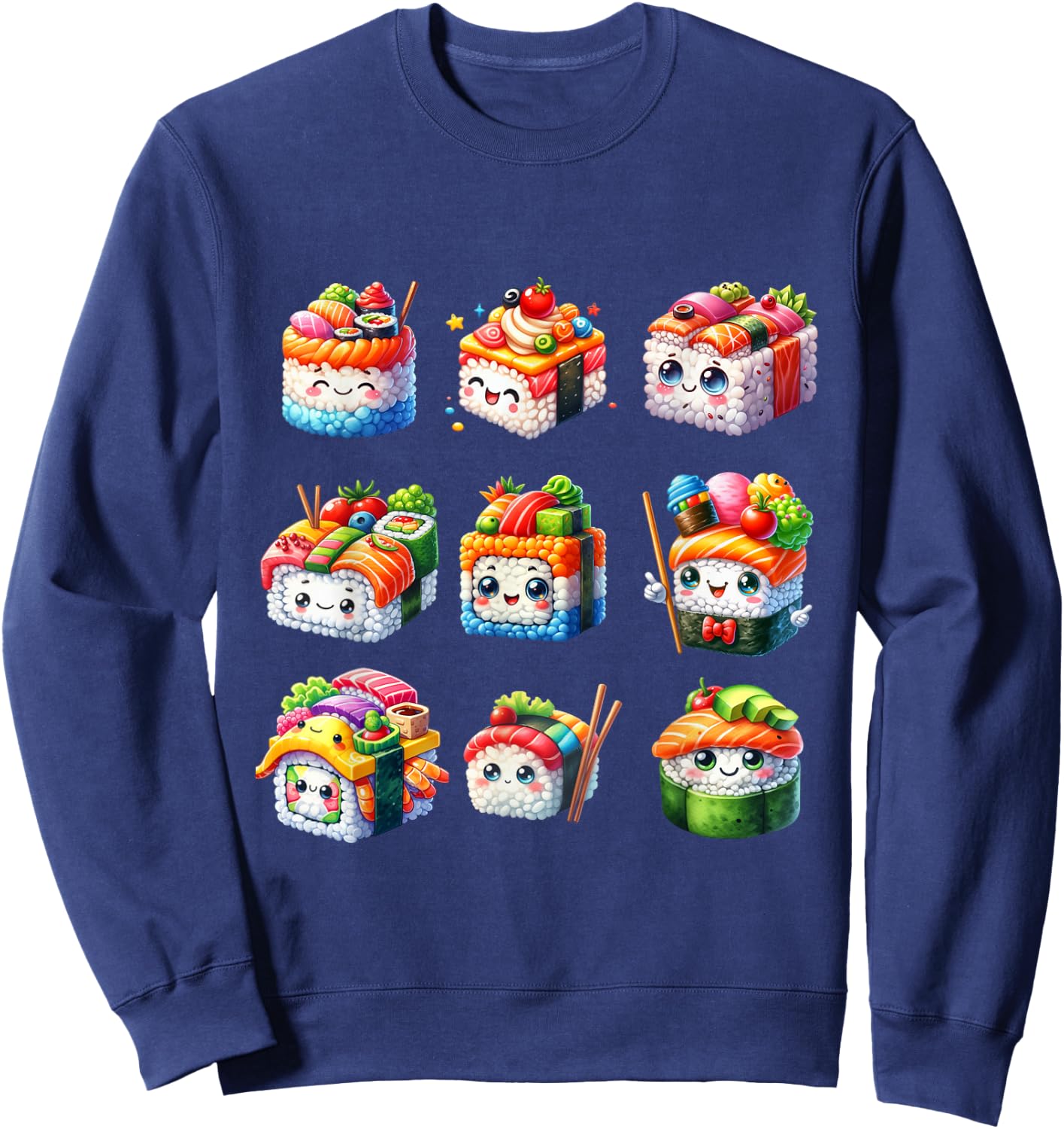 Set Japanese Food Lover Sweatshirt - Sweatshirt | Navy