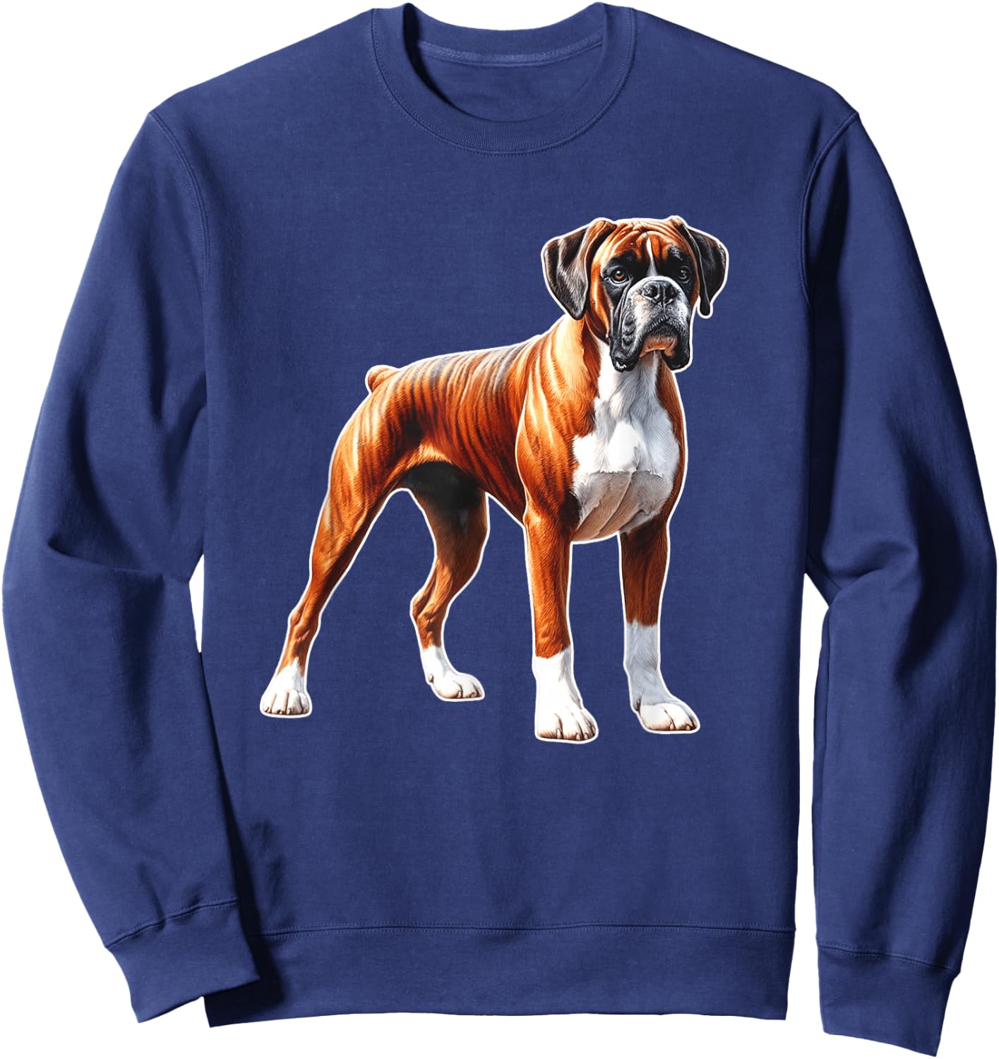 Boxer Dog Sweatshirt - Sweatshirt | Navy