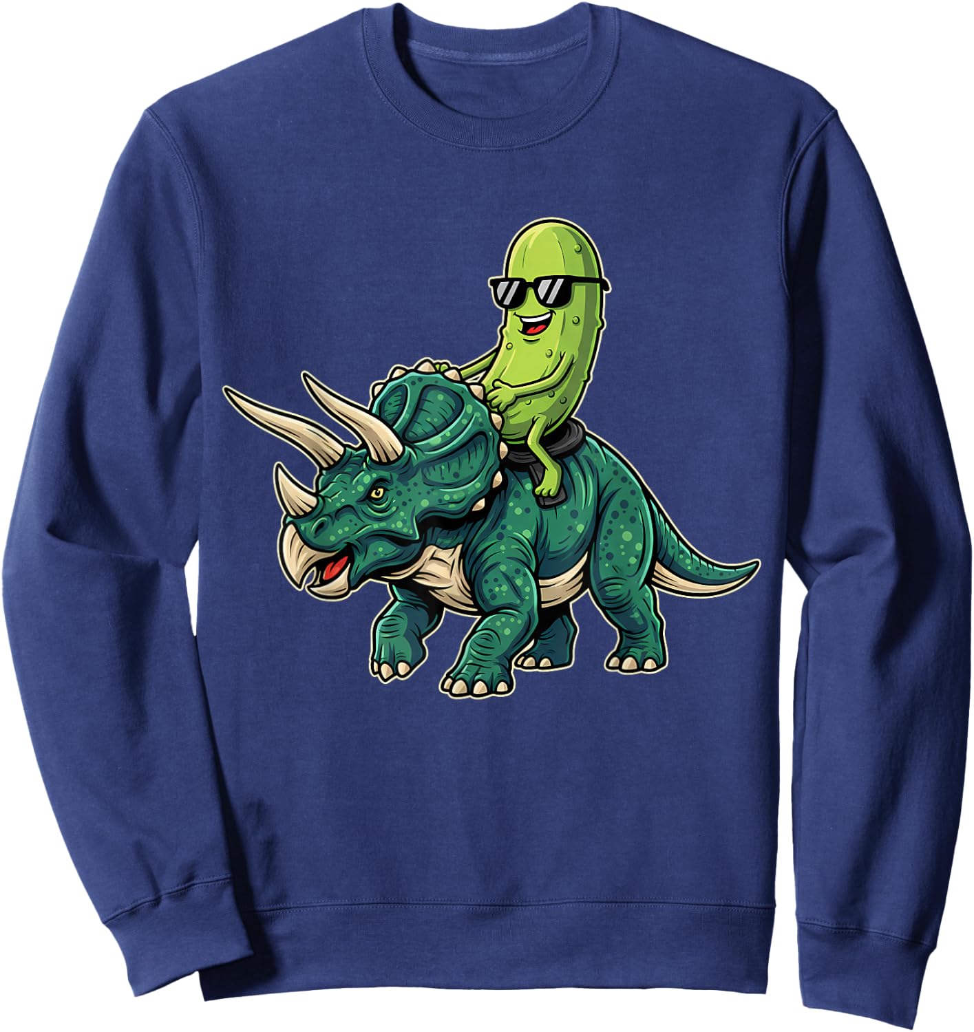 Dinosaur Pickle Sweatshirt - Sweatshirt | Navy