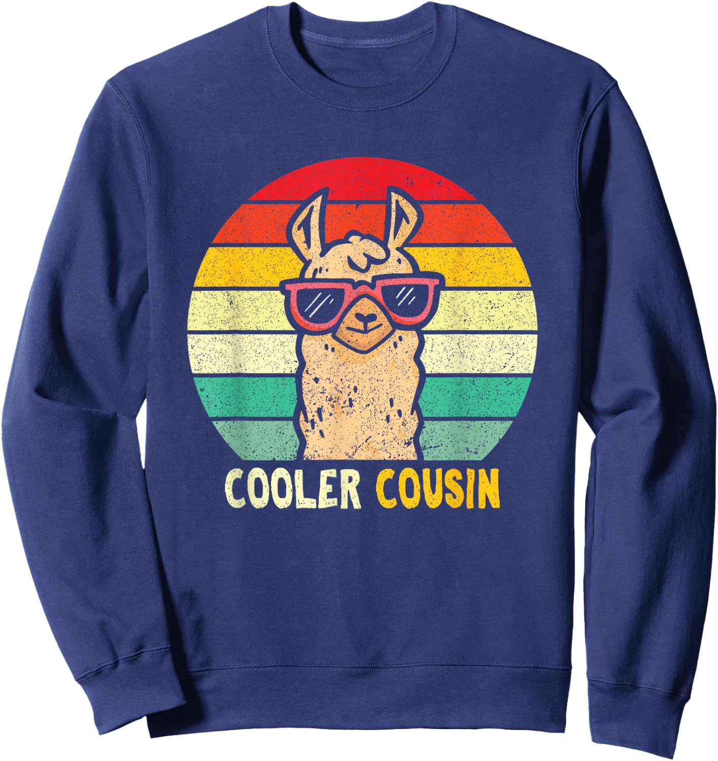 Alpaca Bester Cooler Cousin , black Sweatshirt - Sweatshirt | Navy