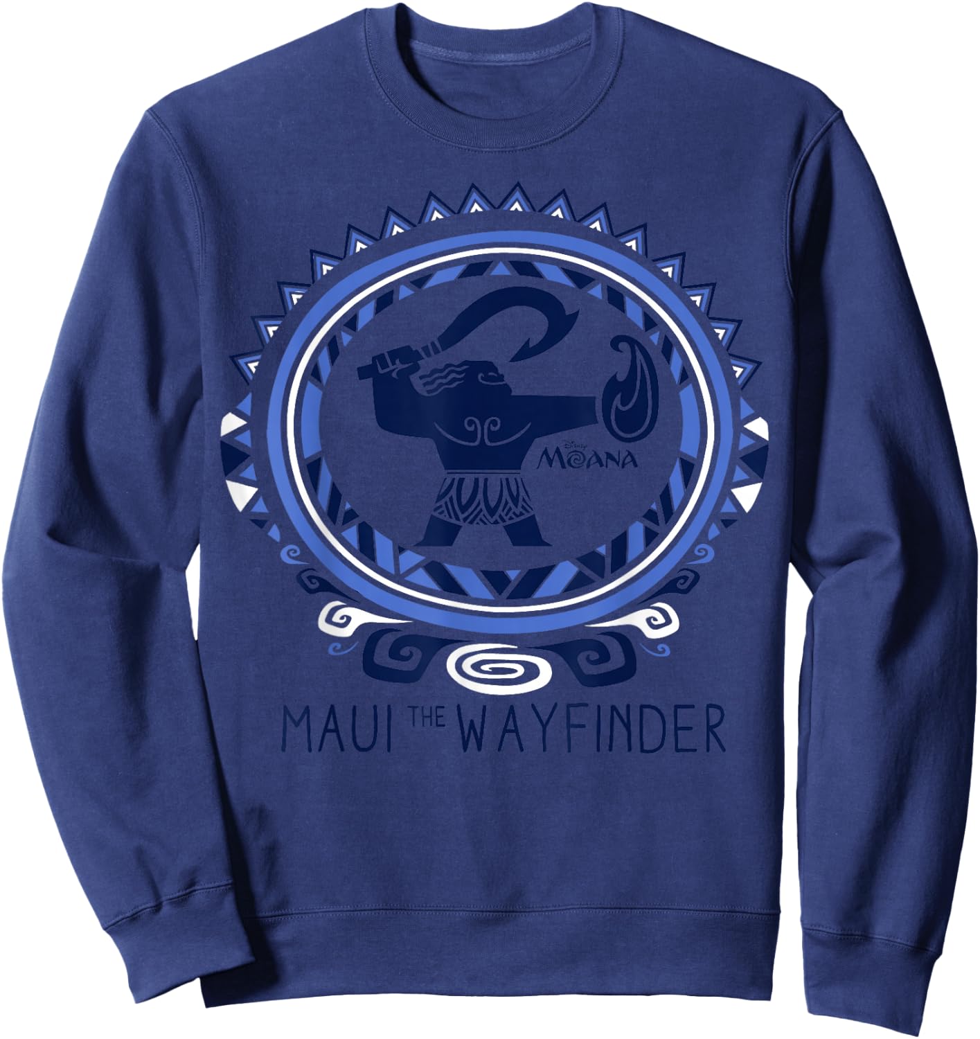 Disney Moana Maui The Wayfinder Graphic Sweatshirt - Sweatshirt | Navy