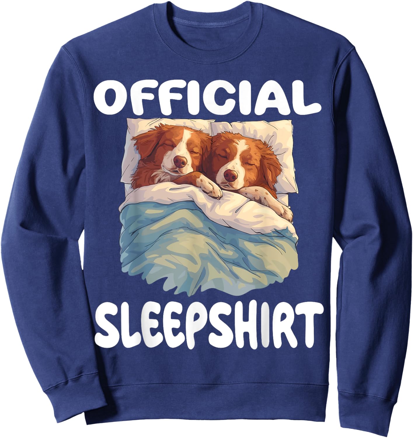 Nova Scotia Duck Tolling Retriever Official Sleepshirt Sweatshirt - Sweatshirt | Navy