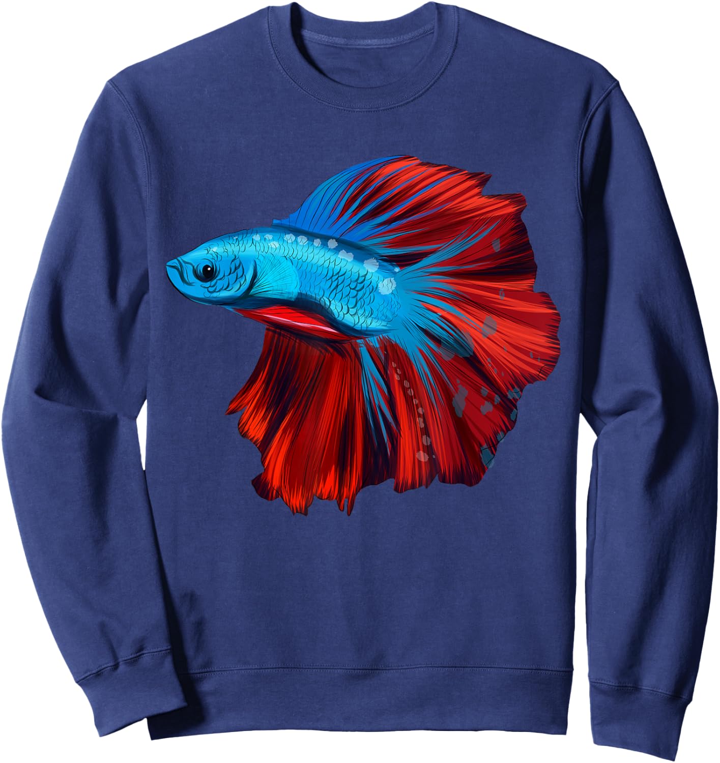 Betta Fish Lover Betta Fish Boy Betta Fish Girl Sweatshirt - Sweatshirt | Navy