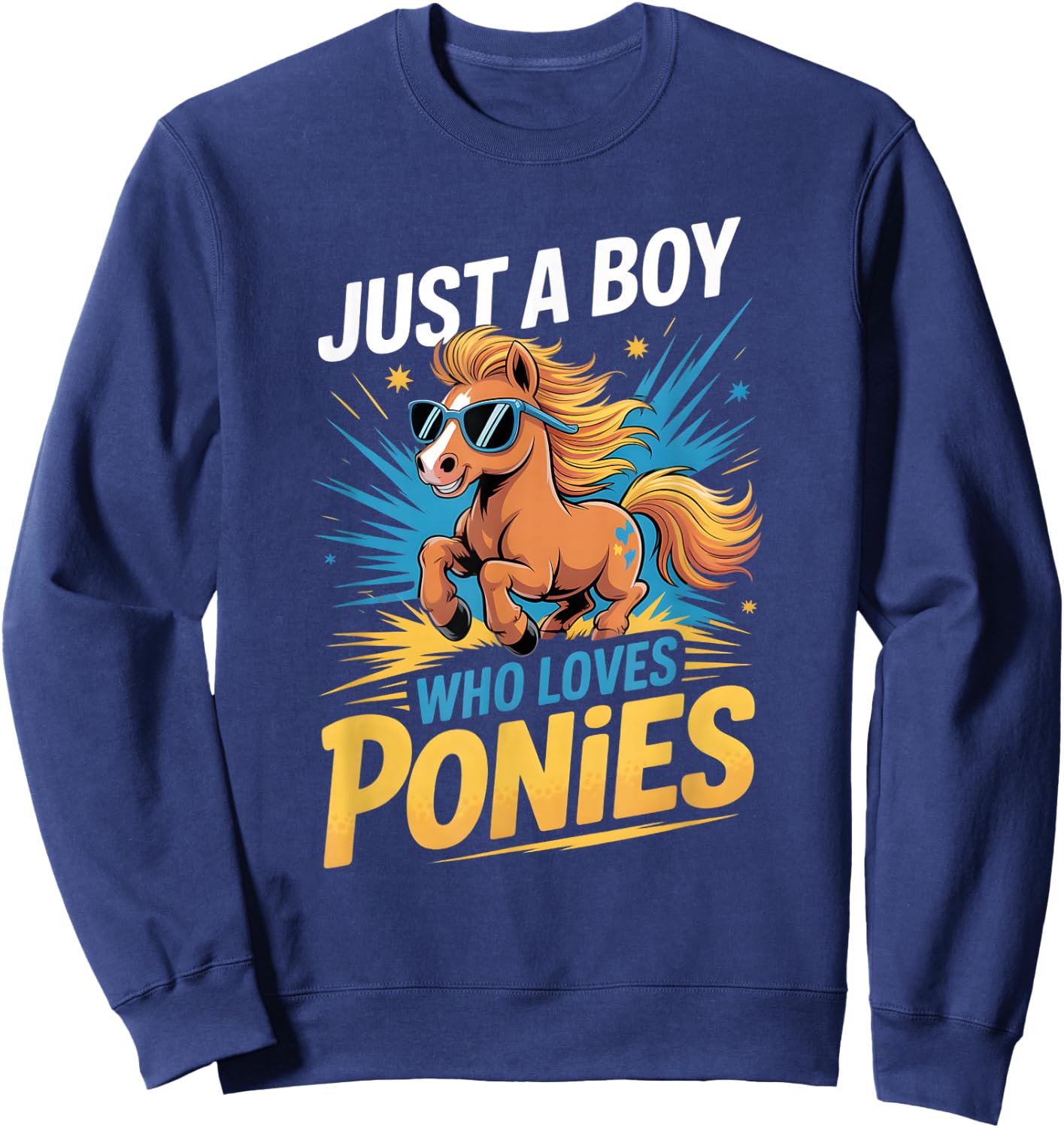 Boys Pony Sweatshirt - Sweatshirt | Navy