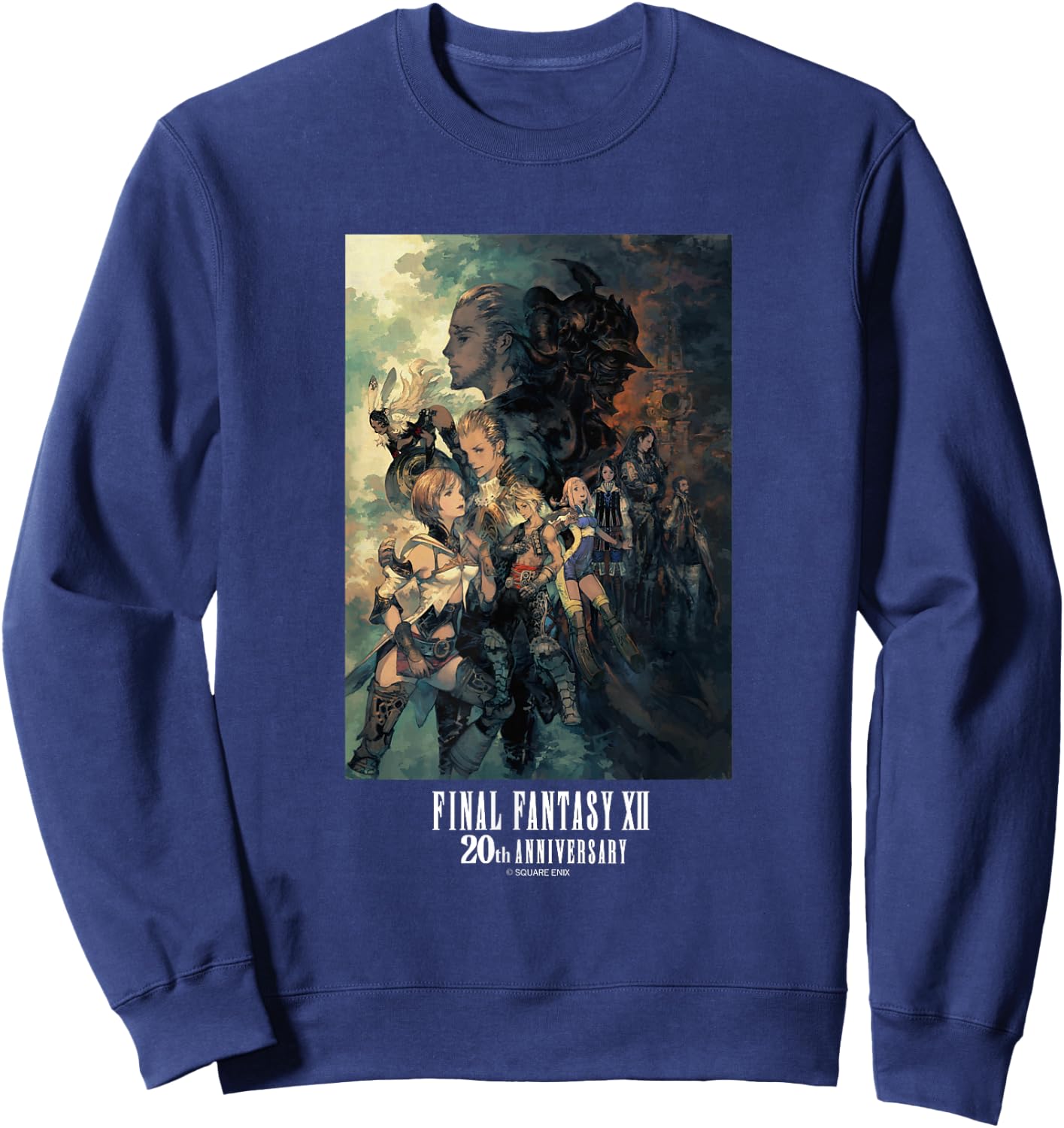 FINAL Fantasy Annivasary Collection FFXII TZA Package Art 2 Sweatshirt - Sweatshirt | Navy