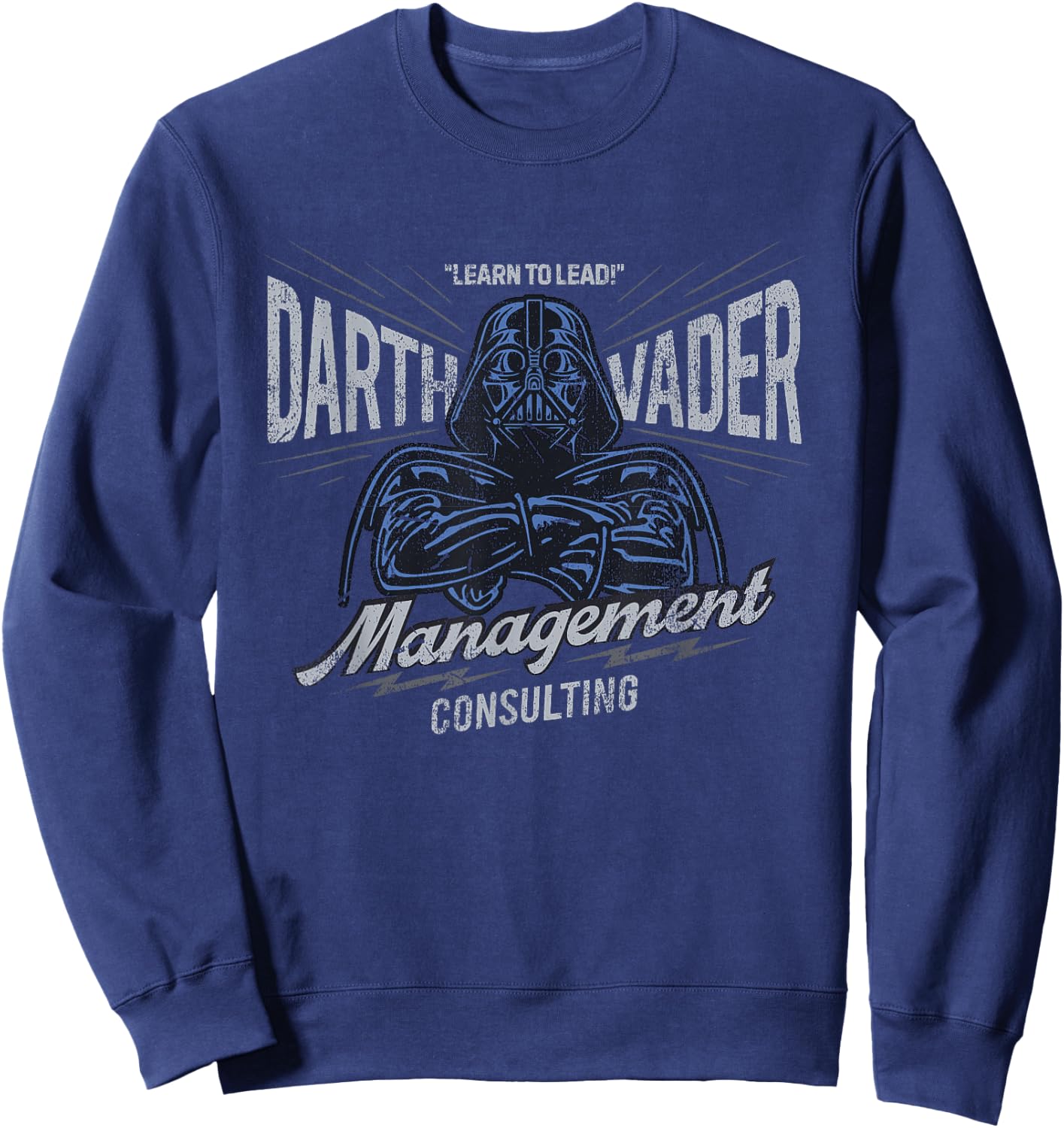 Star Wars Darth Vader Management Consulting Vintage Sweatshirt - Sweatshirt | Navy