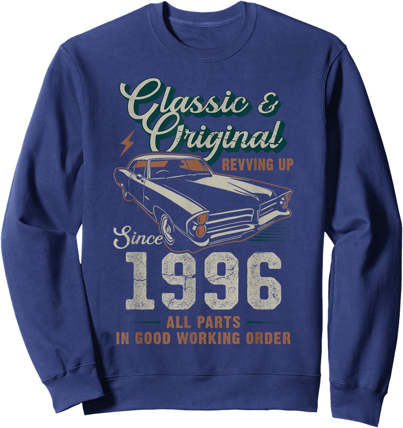 Née en 1996 Voiture ancienne 30e anniversaire Sweatshirt - Sweatshirt | Navy